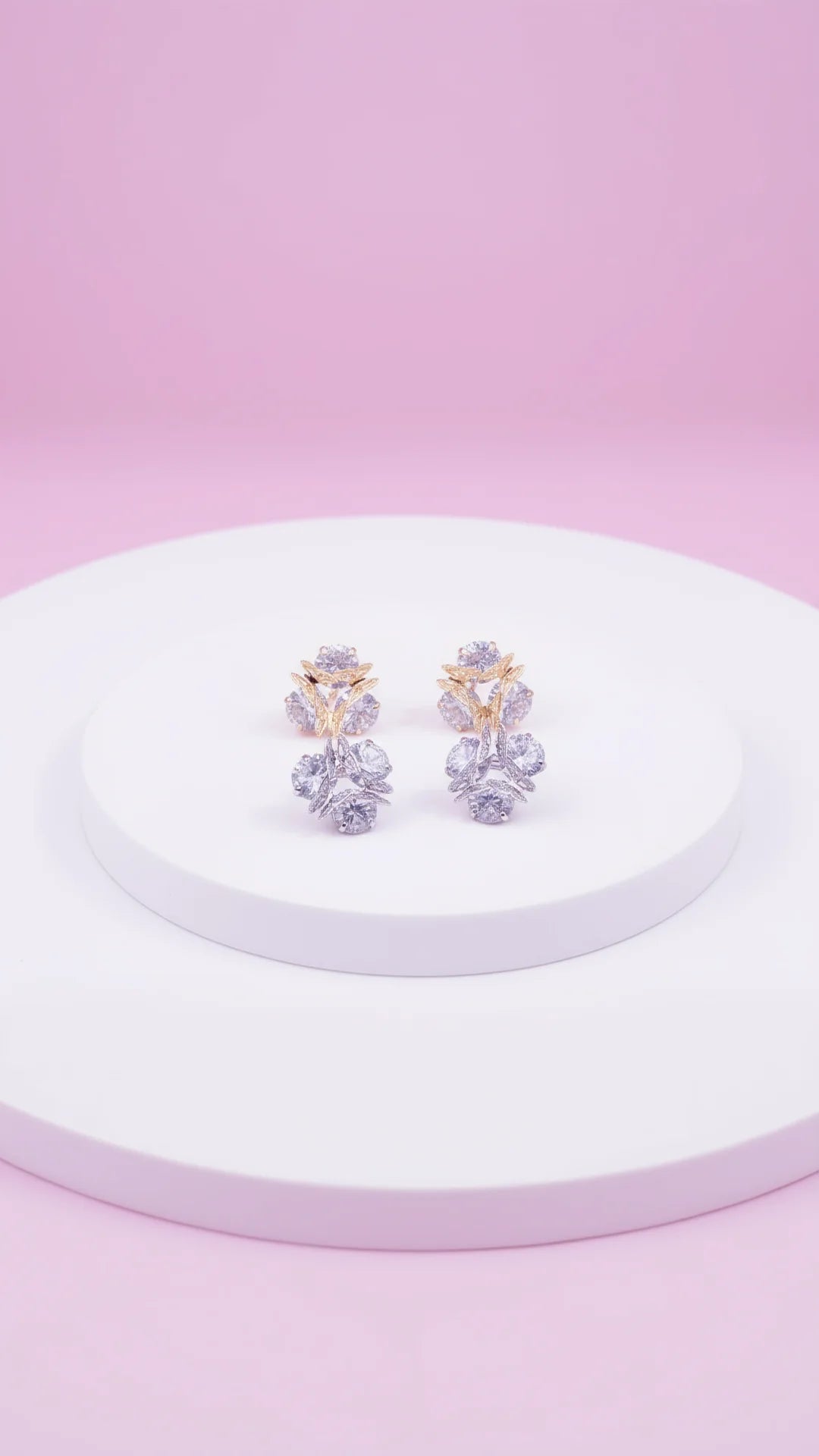 Butterfly Crystal Stud Earrings