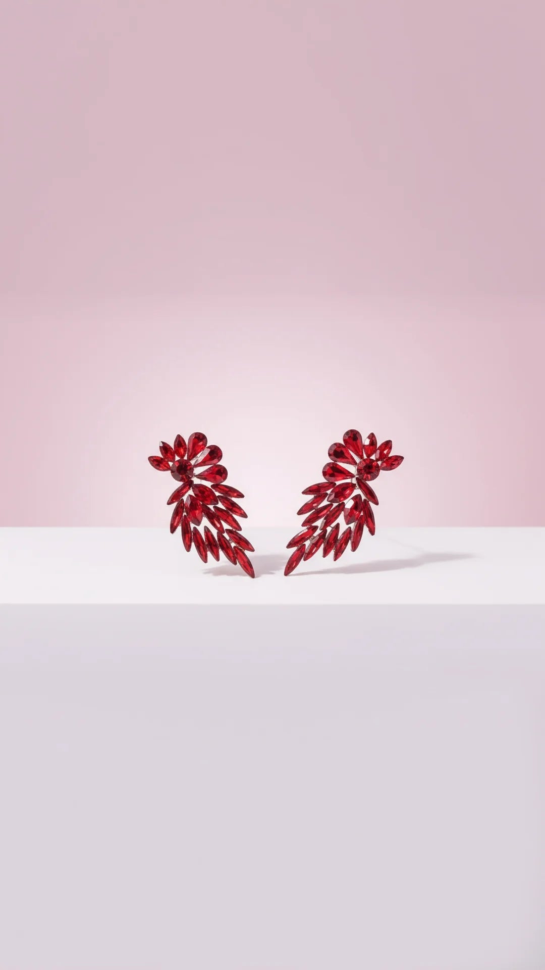 Maxi Teardrop Crystal Drop & Dangle Earrings