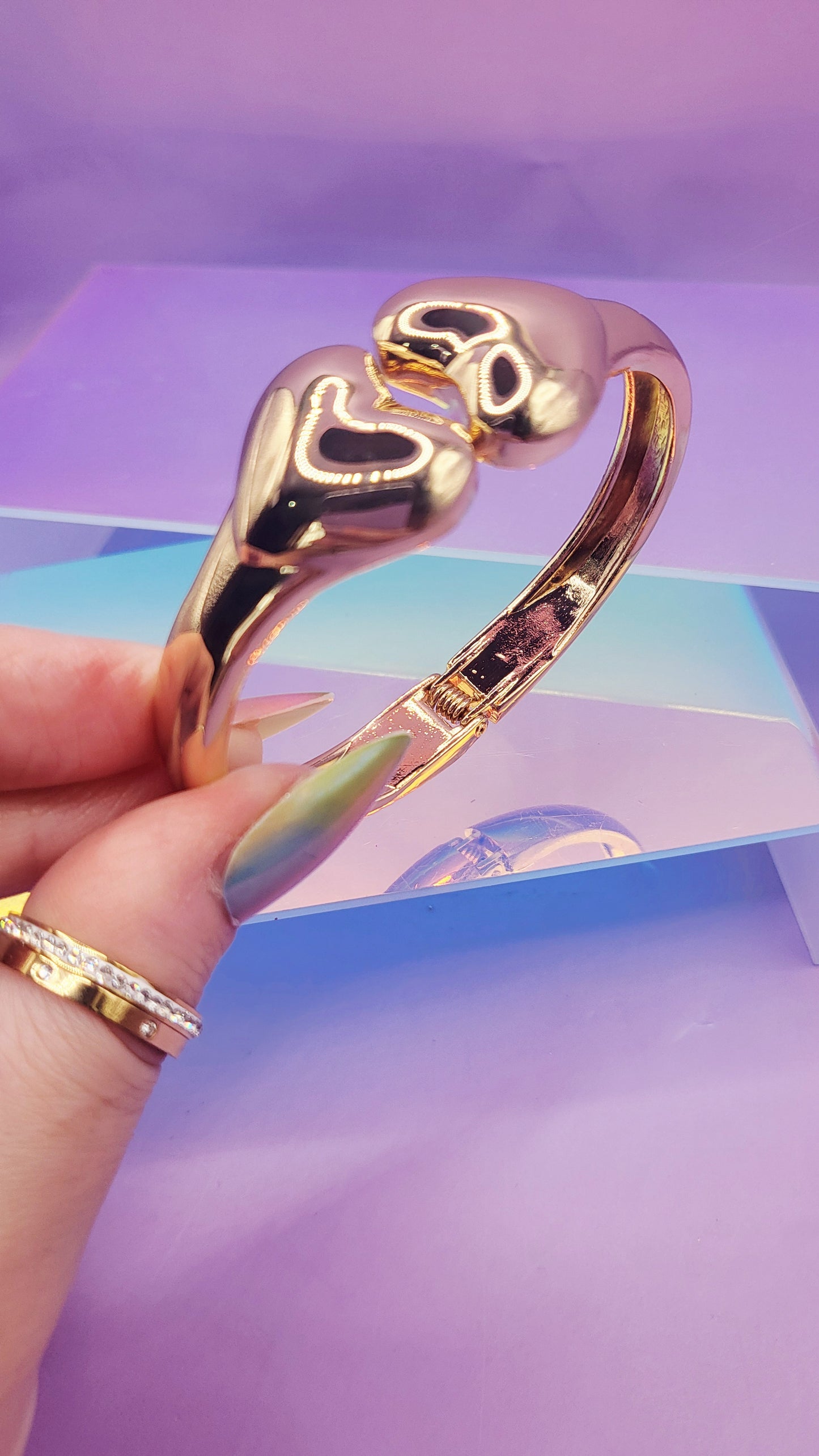 Sasha Signature 🖤 Melted Heart Bangle