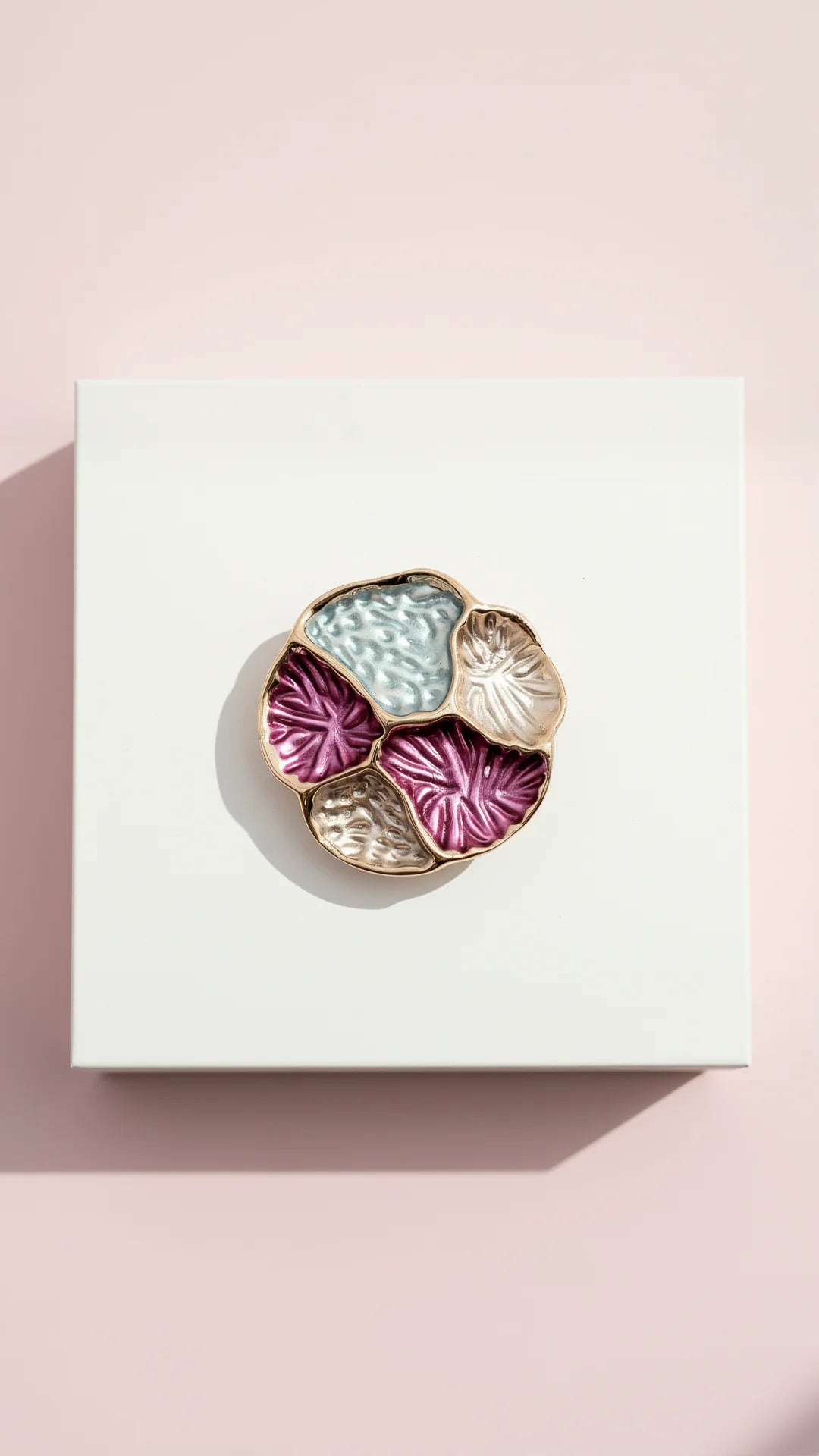 Abstract Magnetic Cluster Brooch