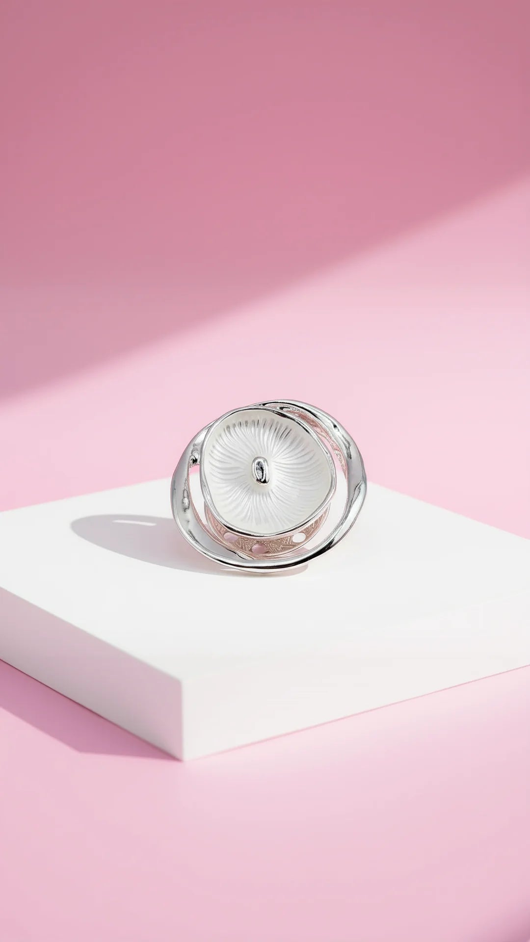 Abstract Magnetic Lilly Brooch