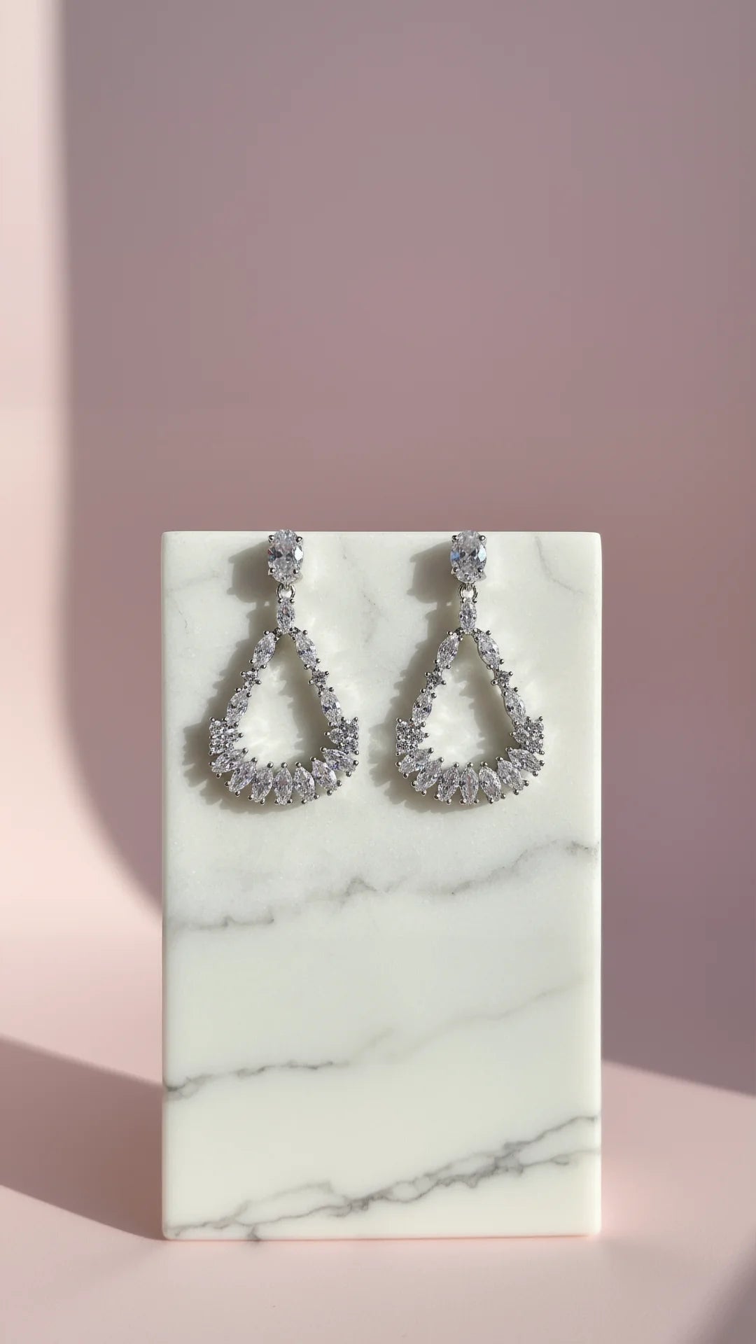 Teardrop Crystal Drop & Dangle Earrings