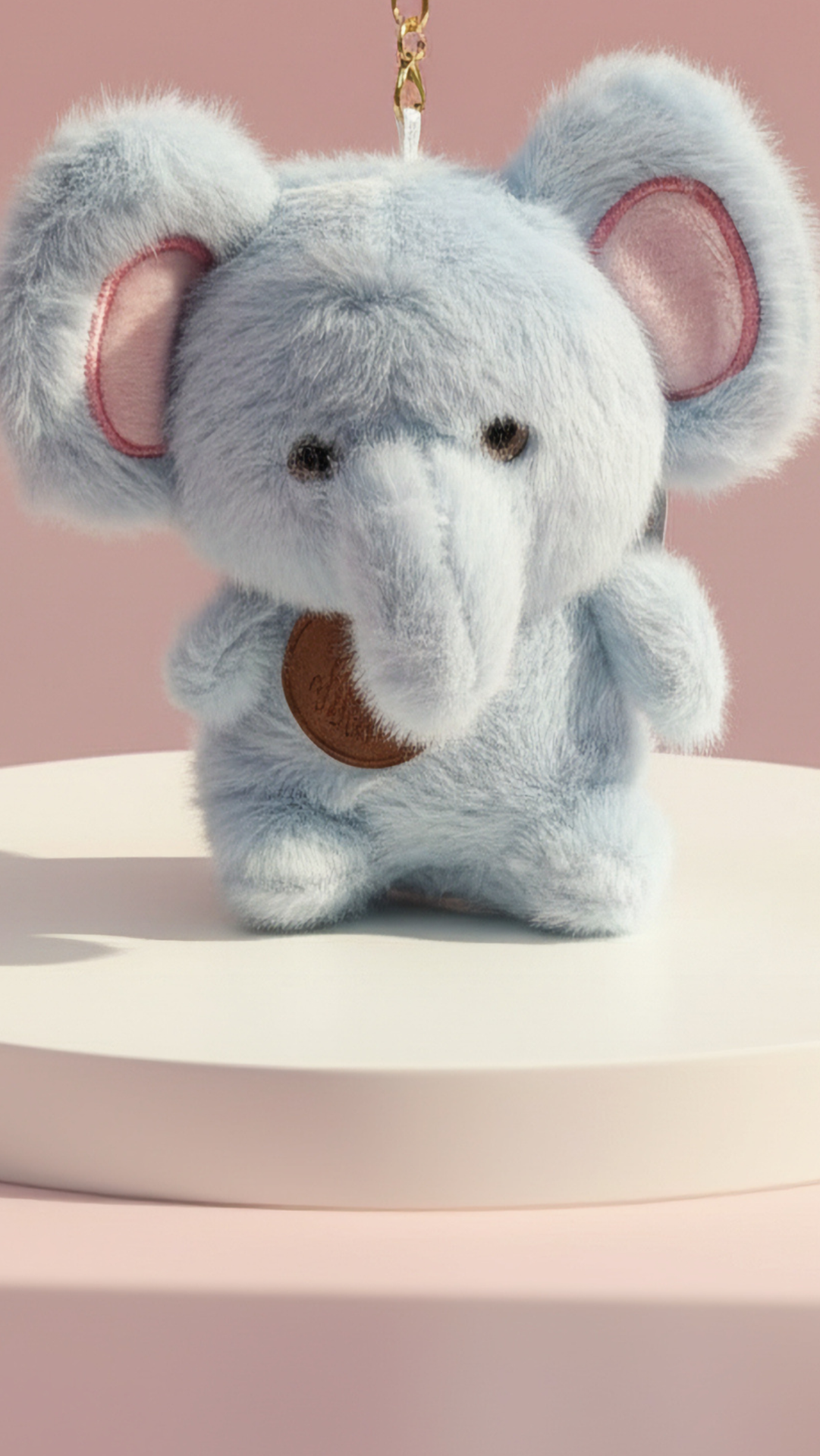 Elephant Plush Key Ring & Bag Charm