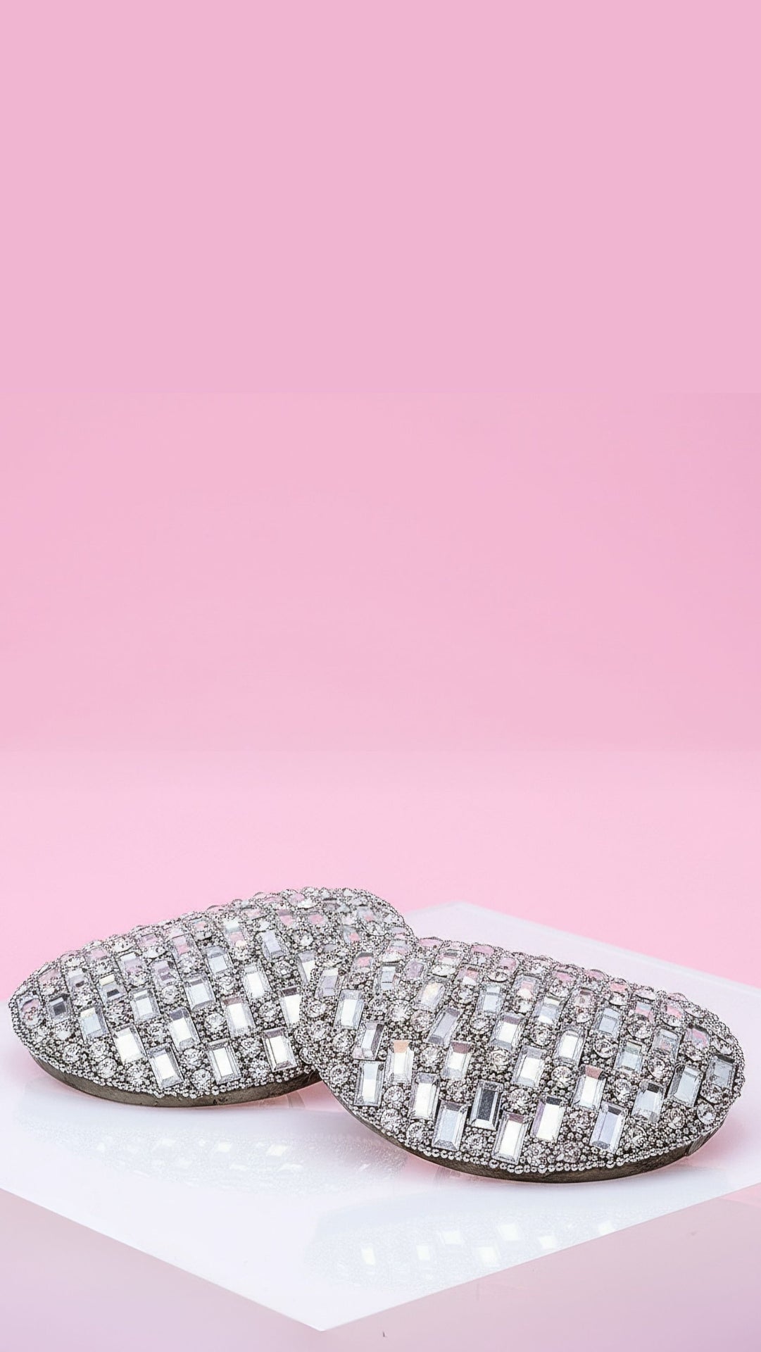 Elixir Collection Curved Crystal Stud Earrings