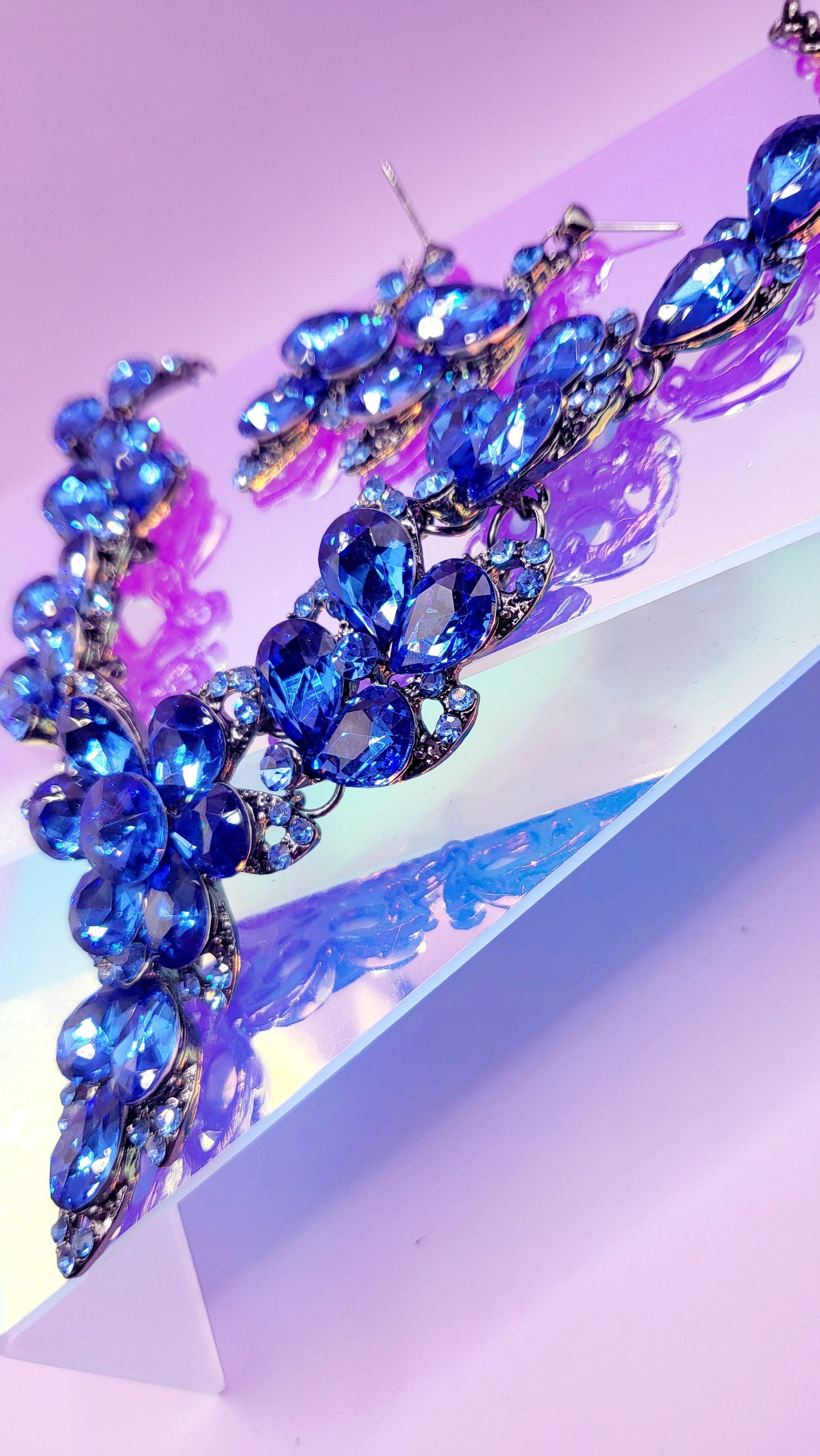 Aurora Crystal Set Necklace and Earrings