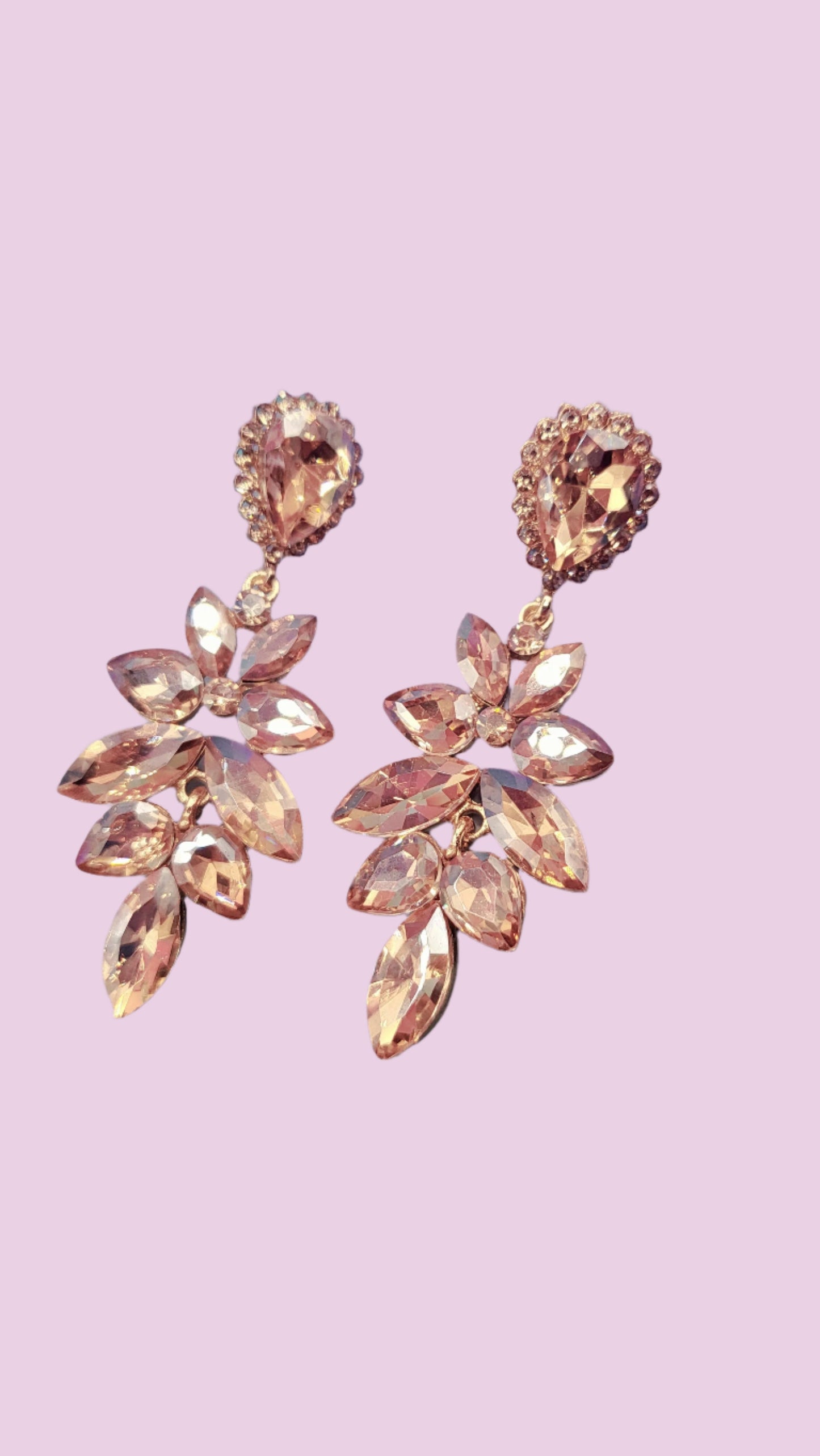 Cascade Crystal Drop and Dangle Earrings