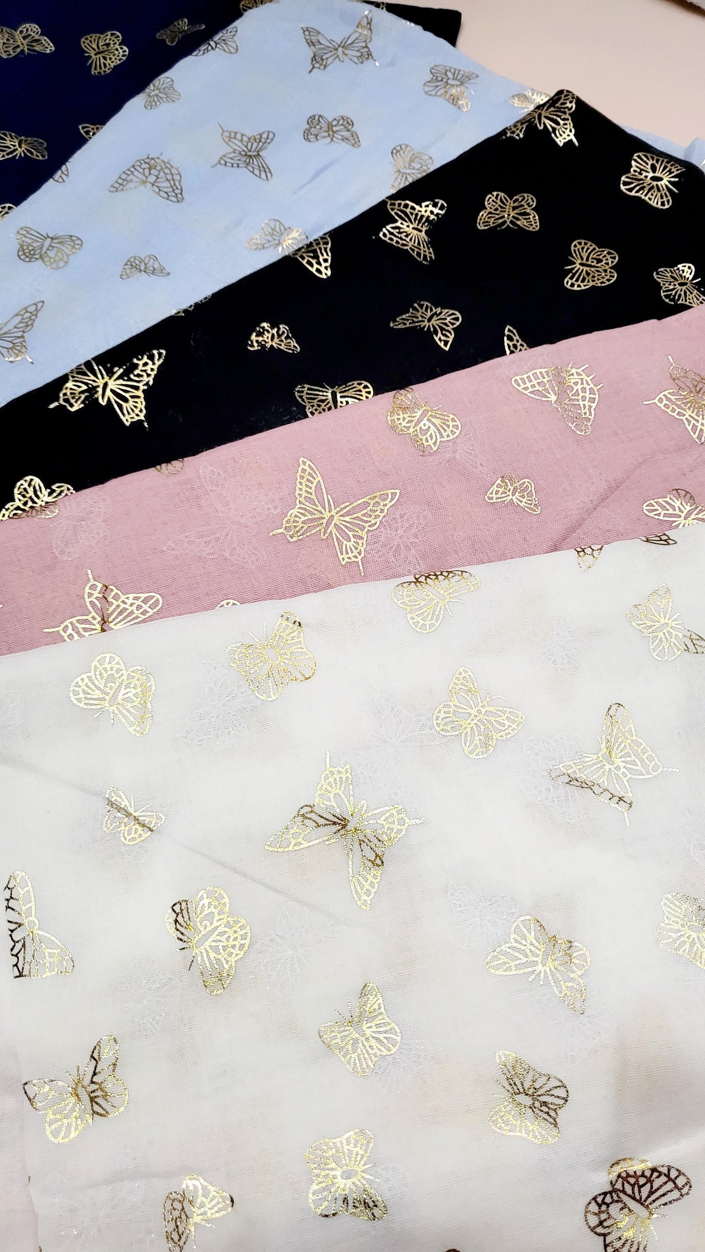 Mini Butterfly Shimmer Scarf