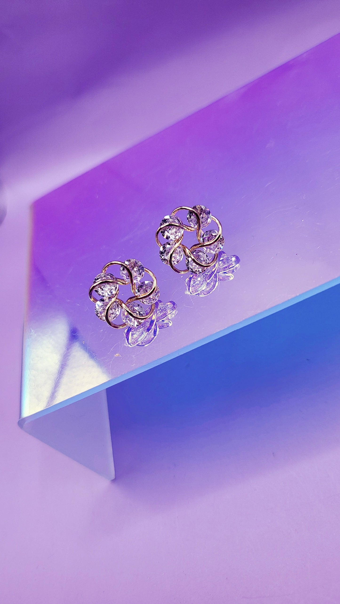 Eternal Crystal Stud Earring
