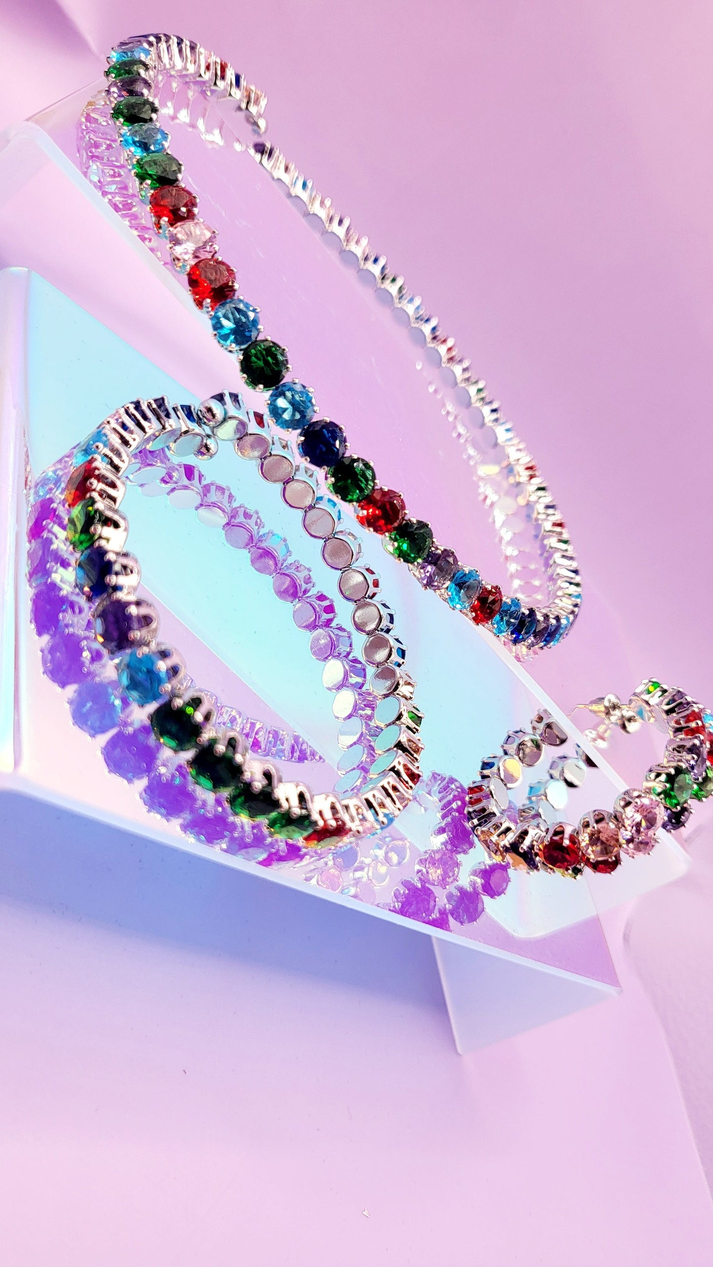 Zizi Crystal Set Choker Necklace with Earrings