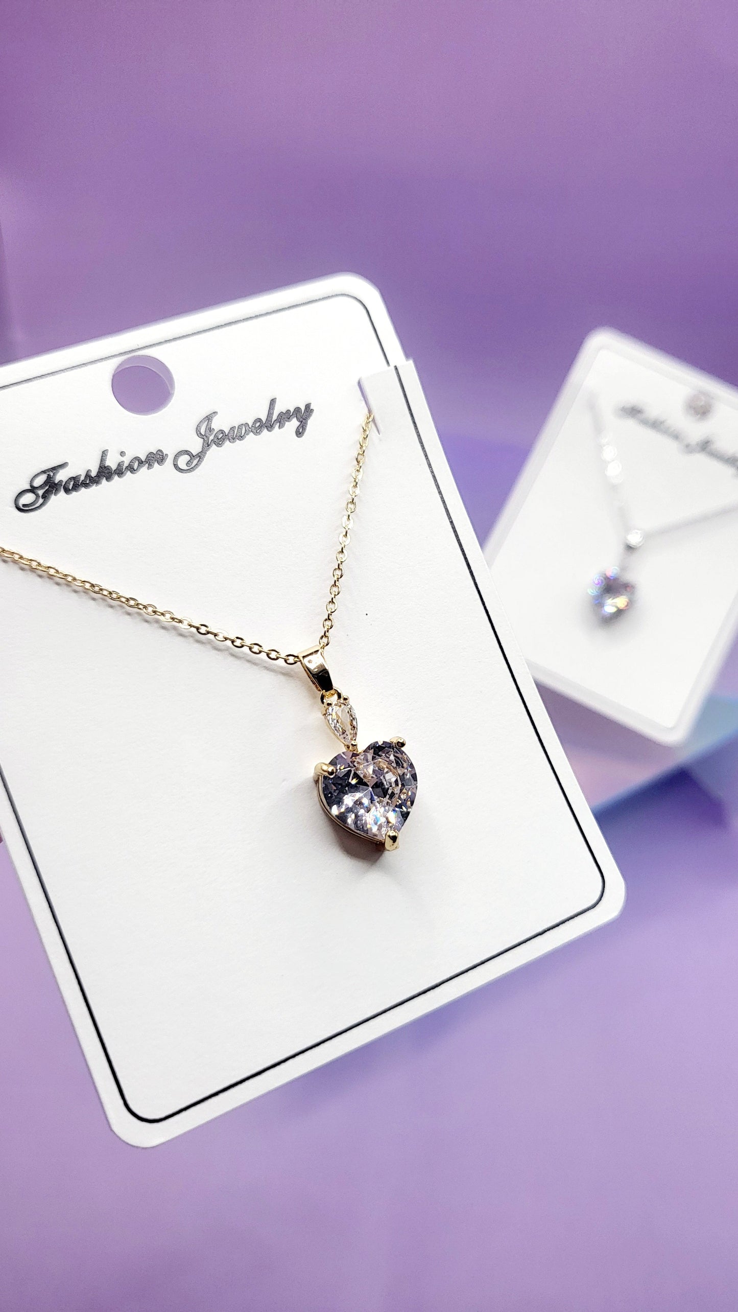 Heart Crystal Necklace
