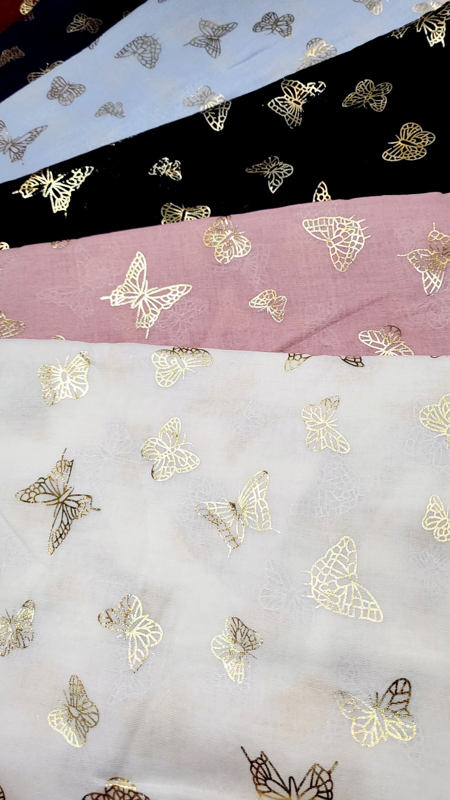 Mini Butterfly Shimmer Scarf