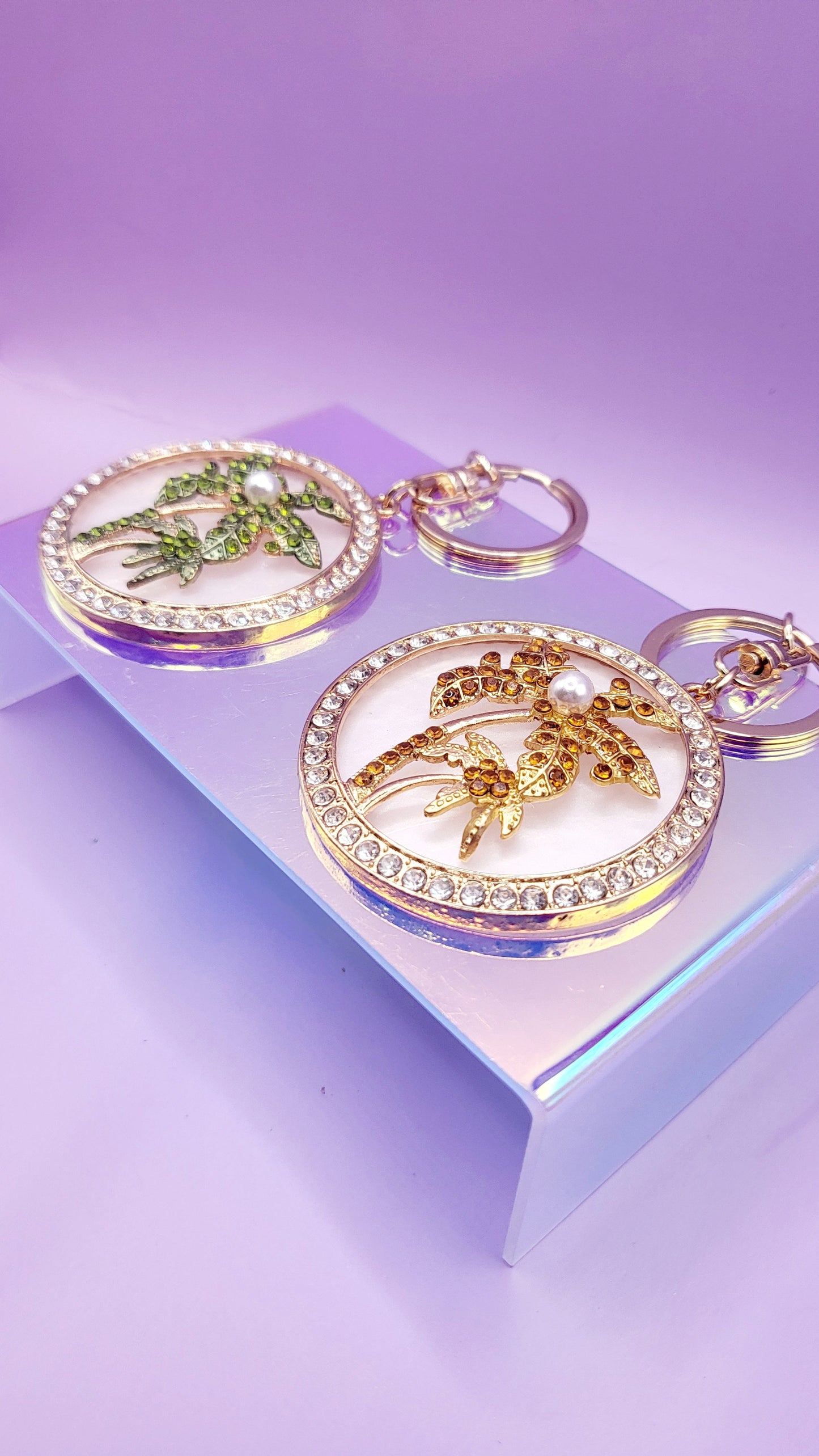 LA Palm Tree Key Ring