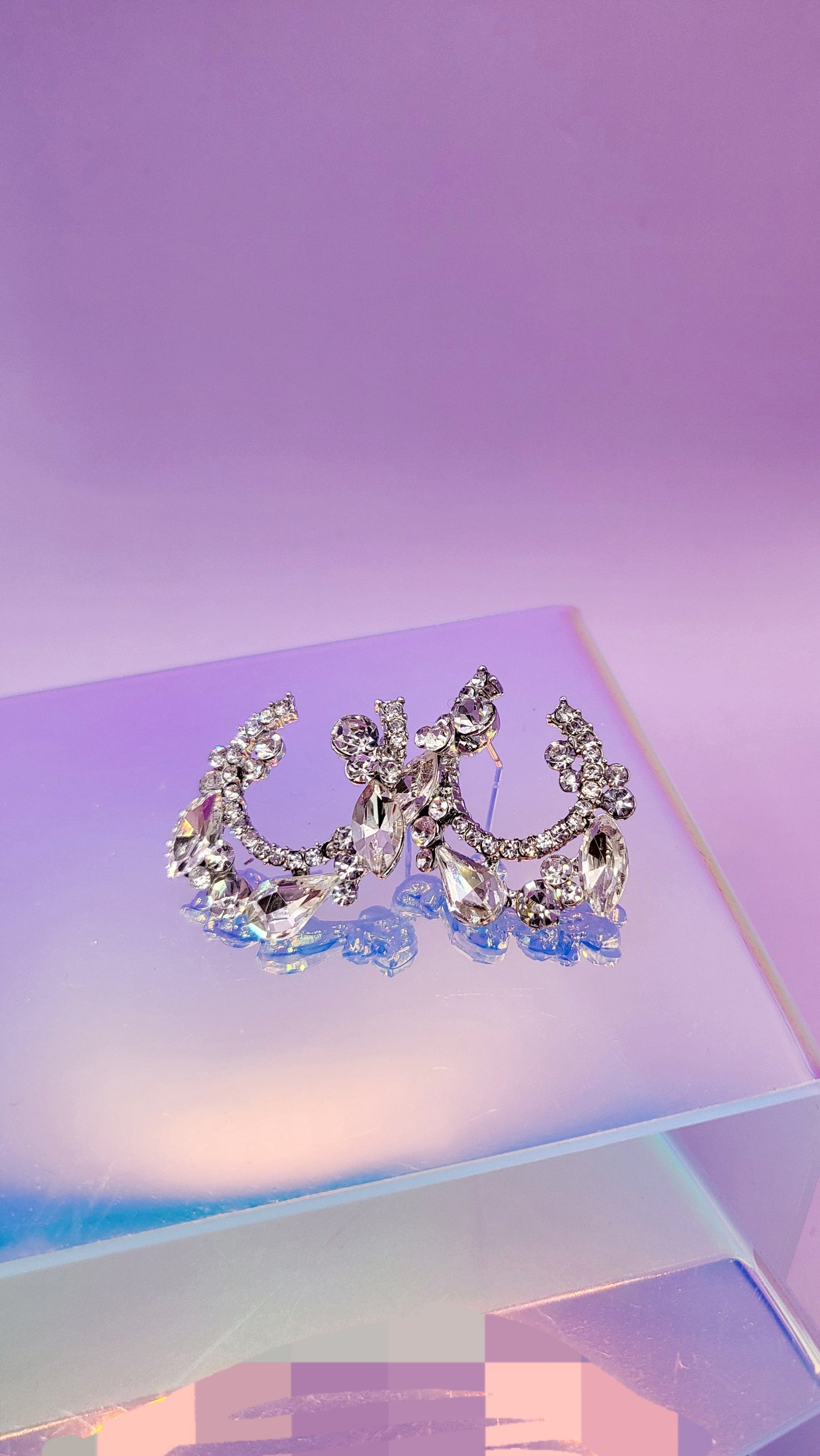 Glimmer Crystal Stud Earrings