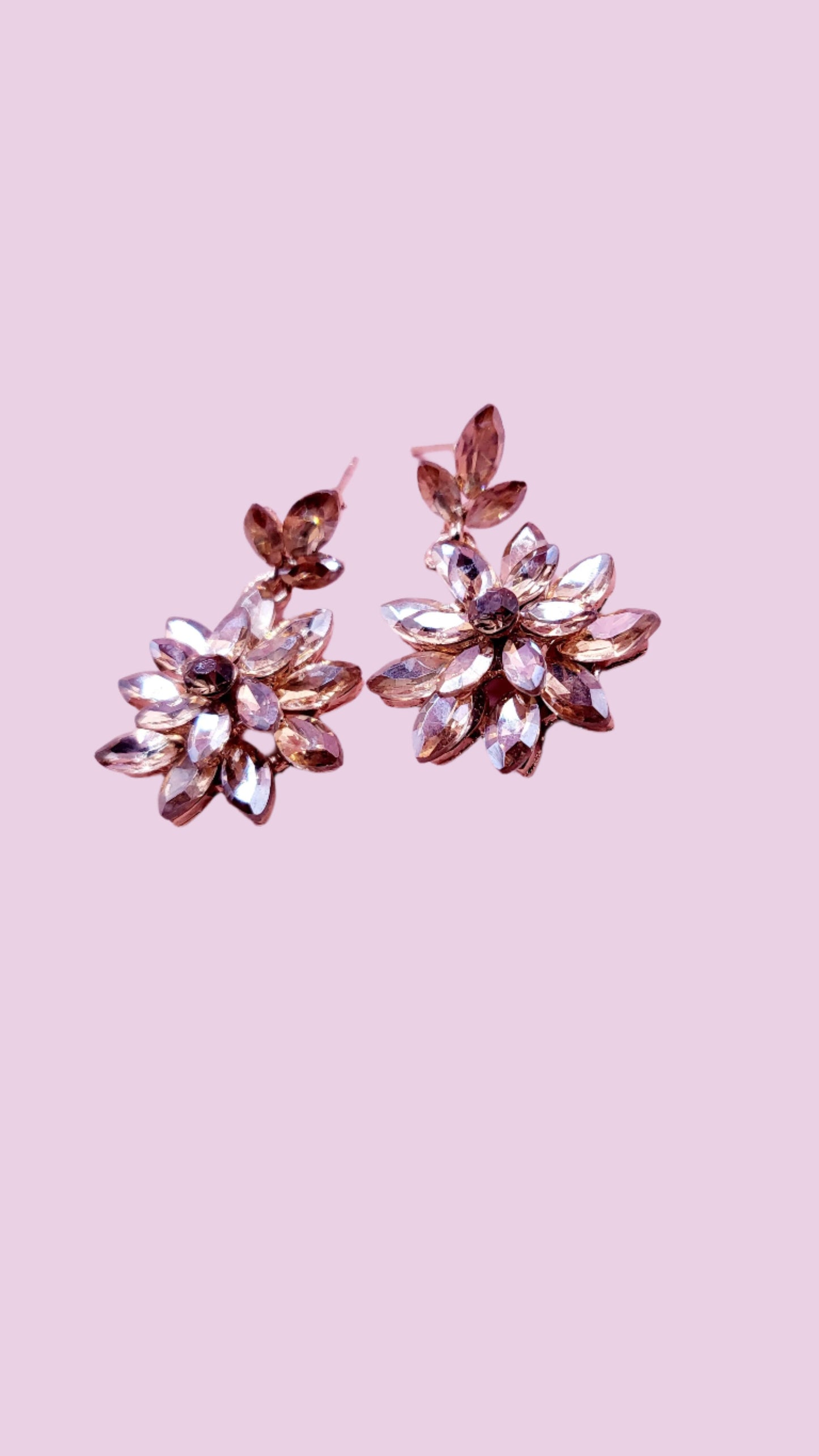 Baroque Crystal Drop and Dangle Earrings