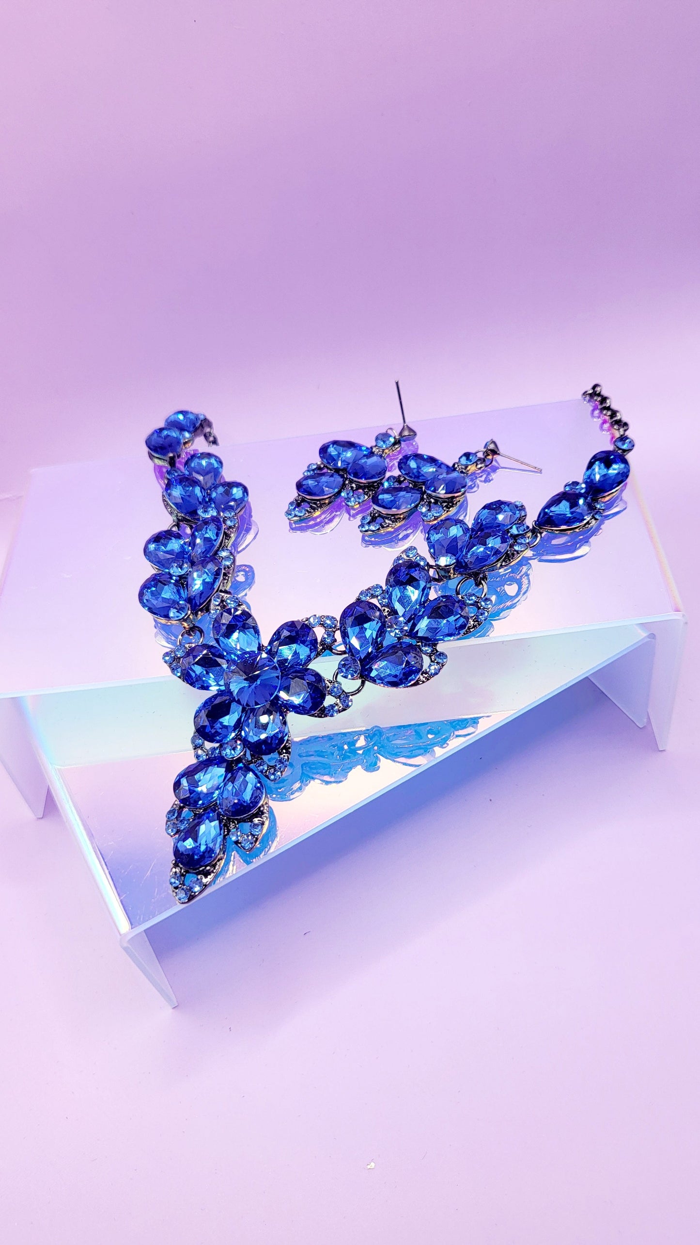 Aurora Crystal Set Necklace and Earrings