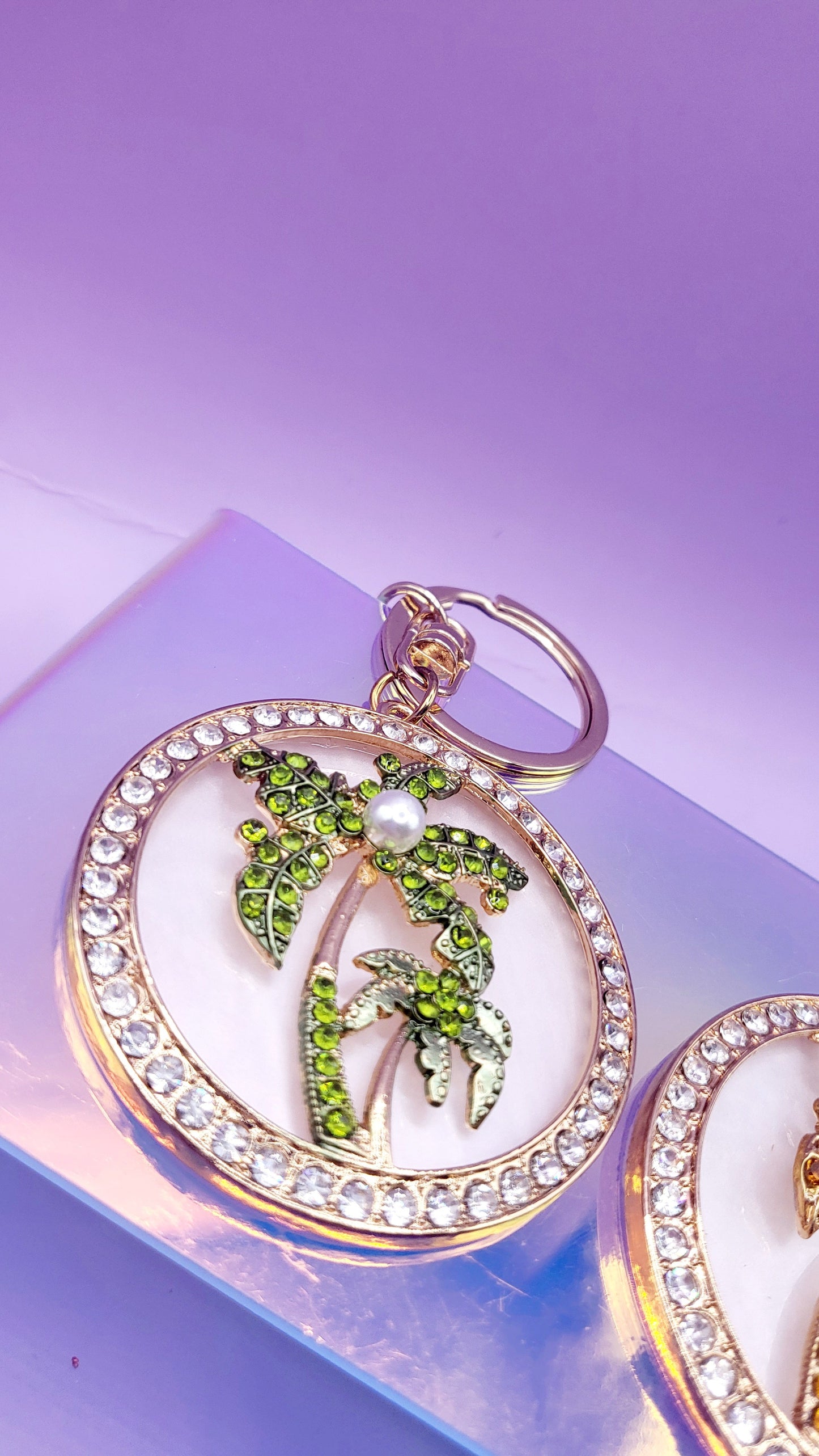 LA Palm Tree Key Ring