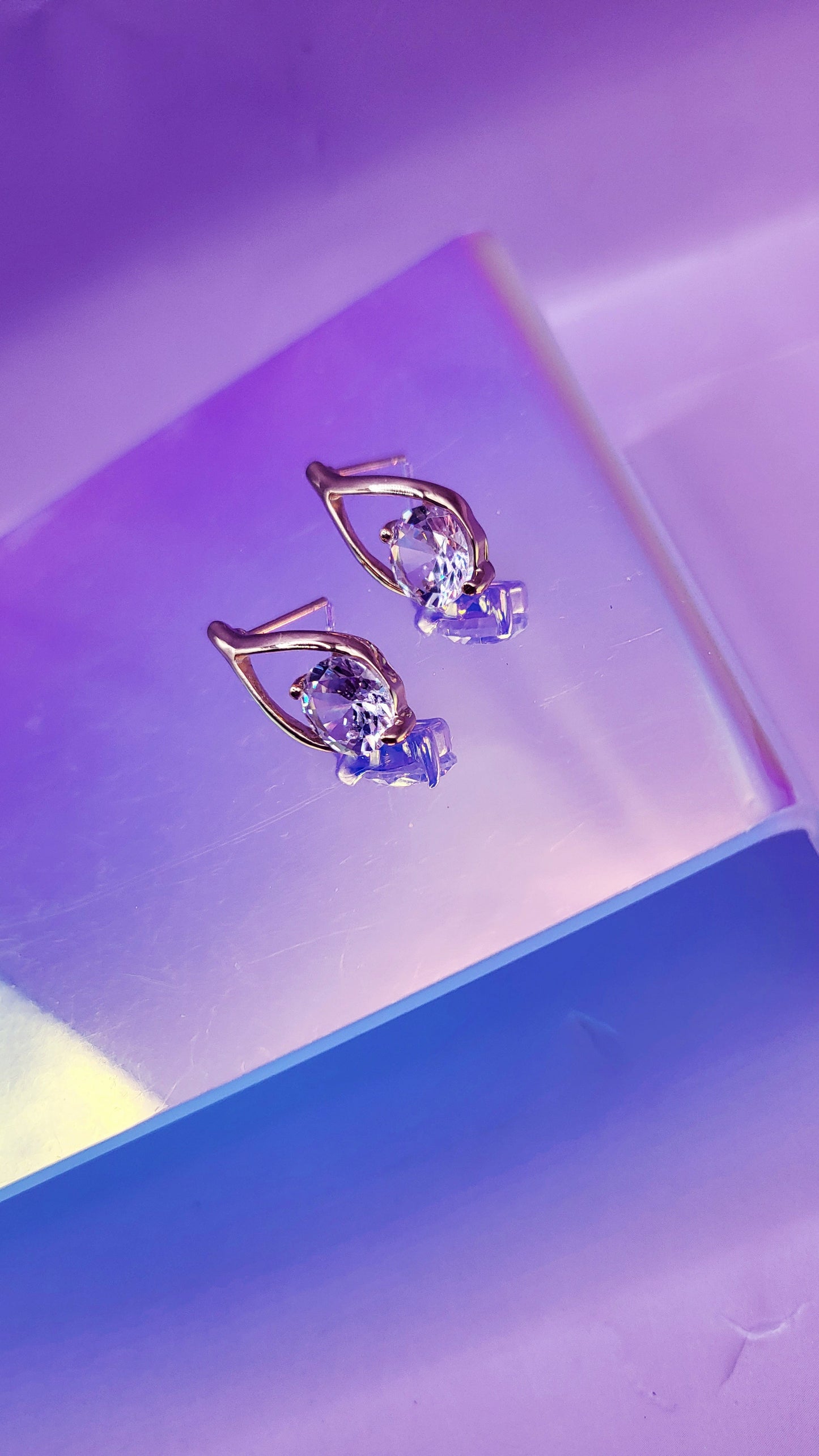 Crystal Whisper Stud Earring