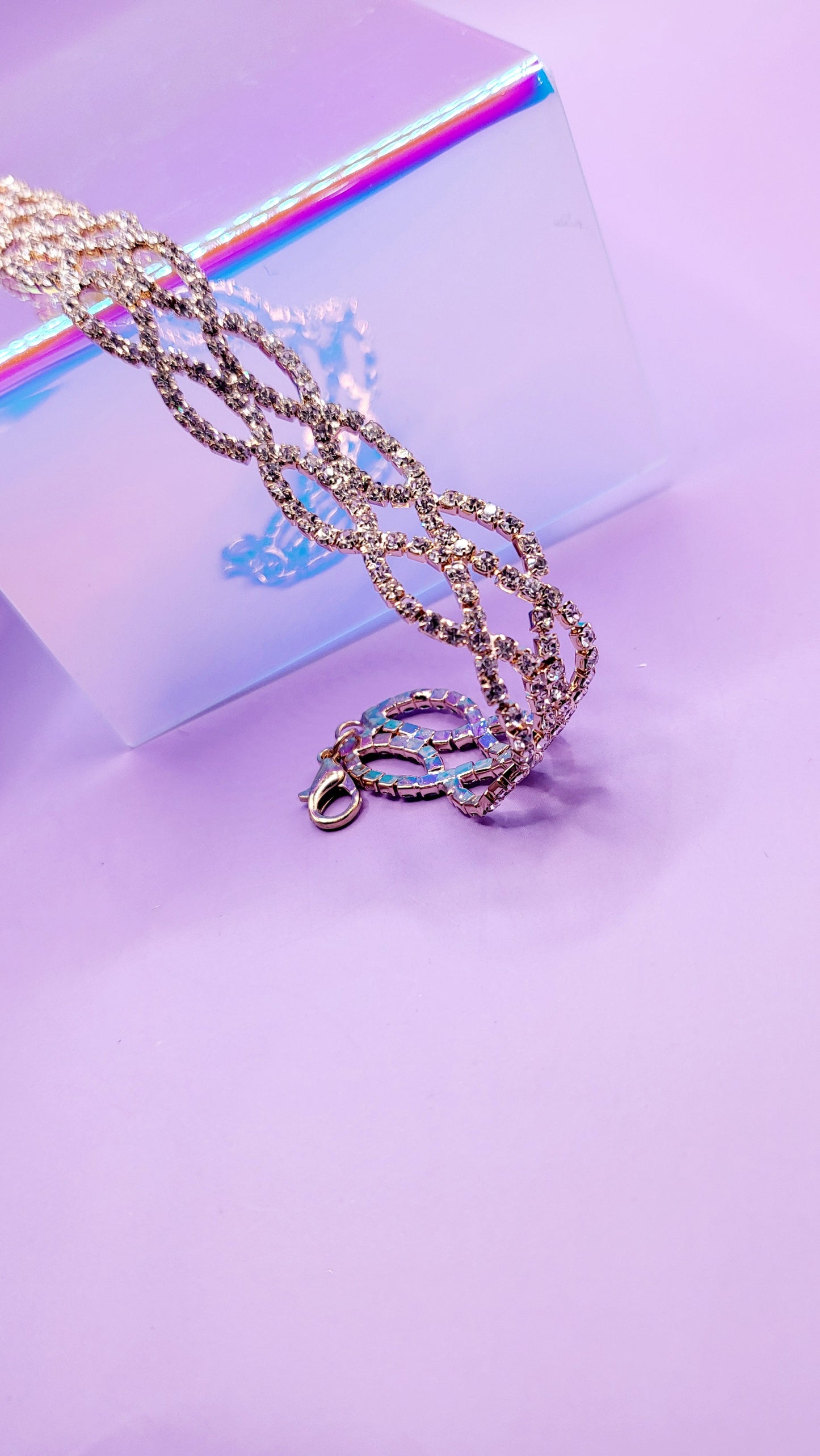 Mesh Crystal Bracelet