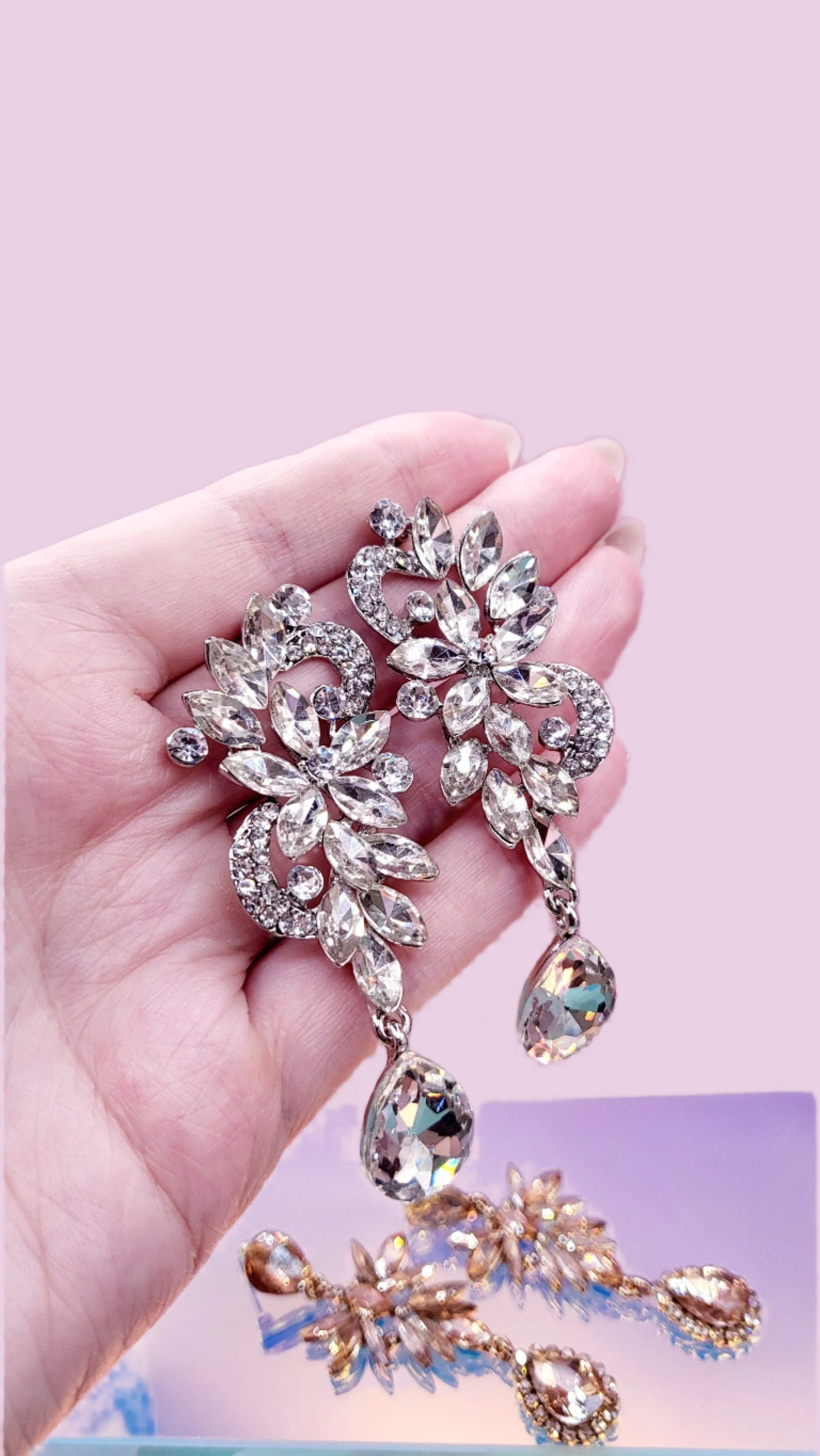 Eternal Crystal Drop and Dangle Earrings