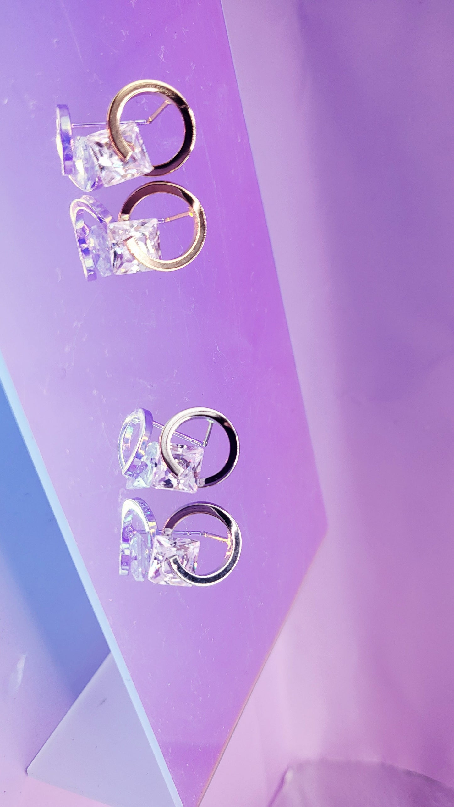 Celestial Crystal Stud Earrings