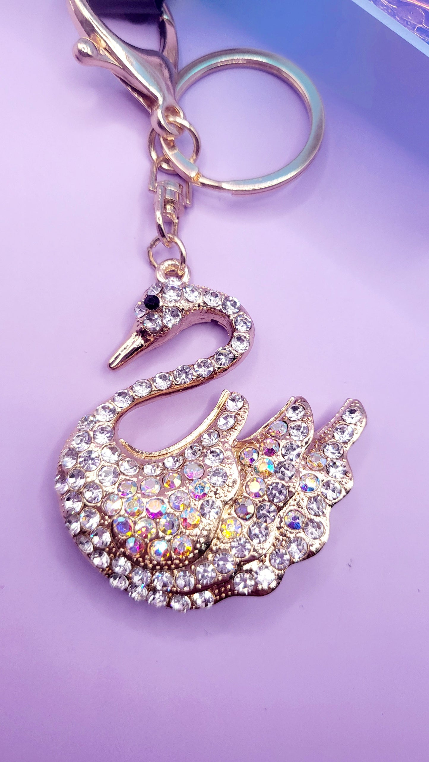 Swan Key Ring