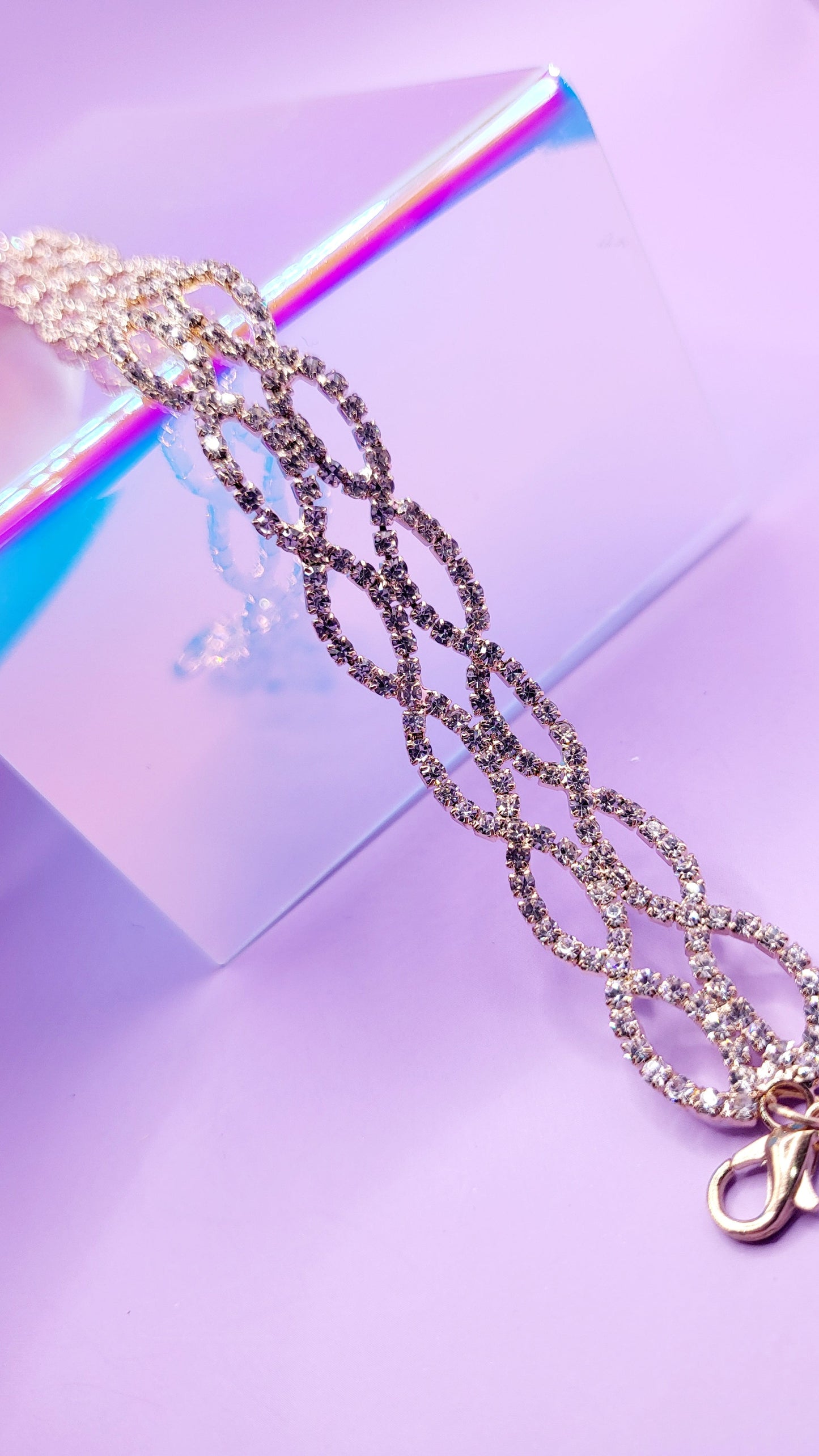 Mesh Crystal Bracelet