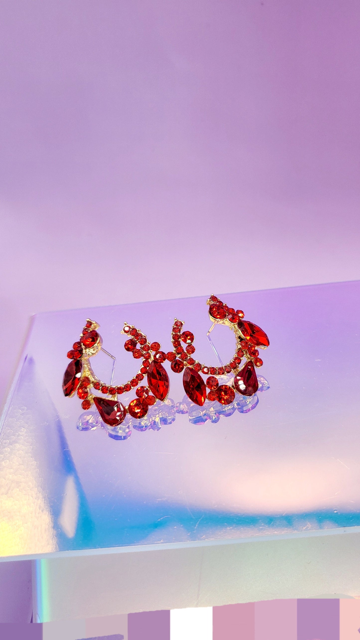 Glimmer Crystal Stud Earrings