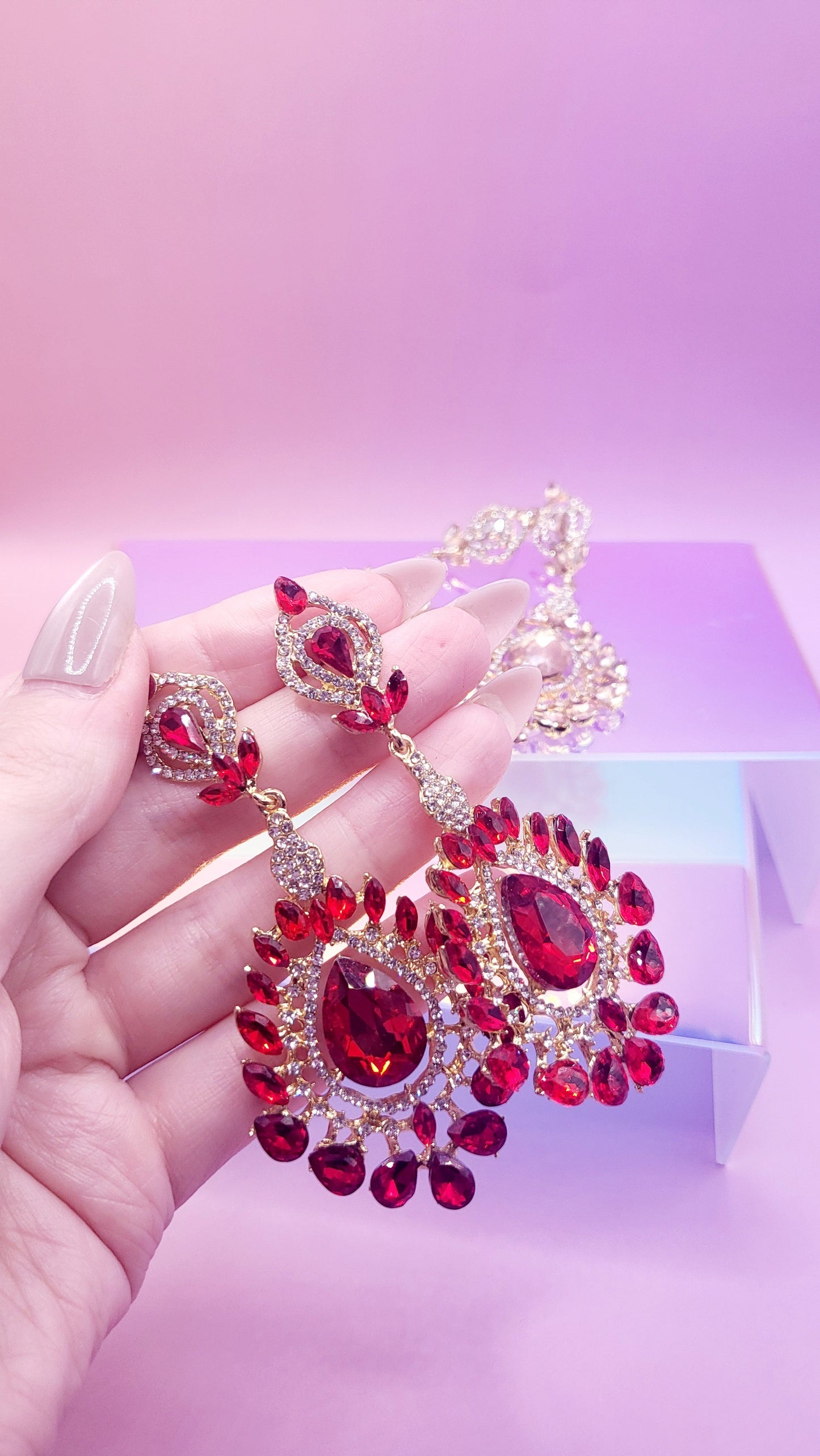 Essence Crystal Drop and Dangle Earrings