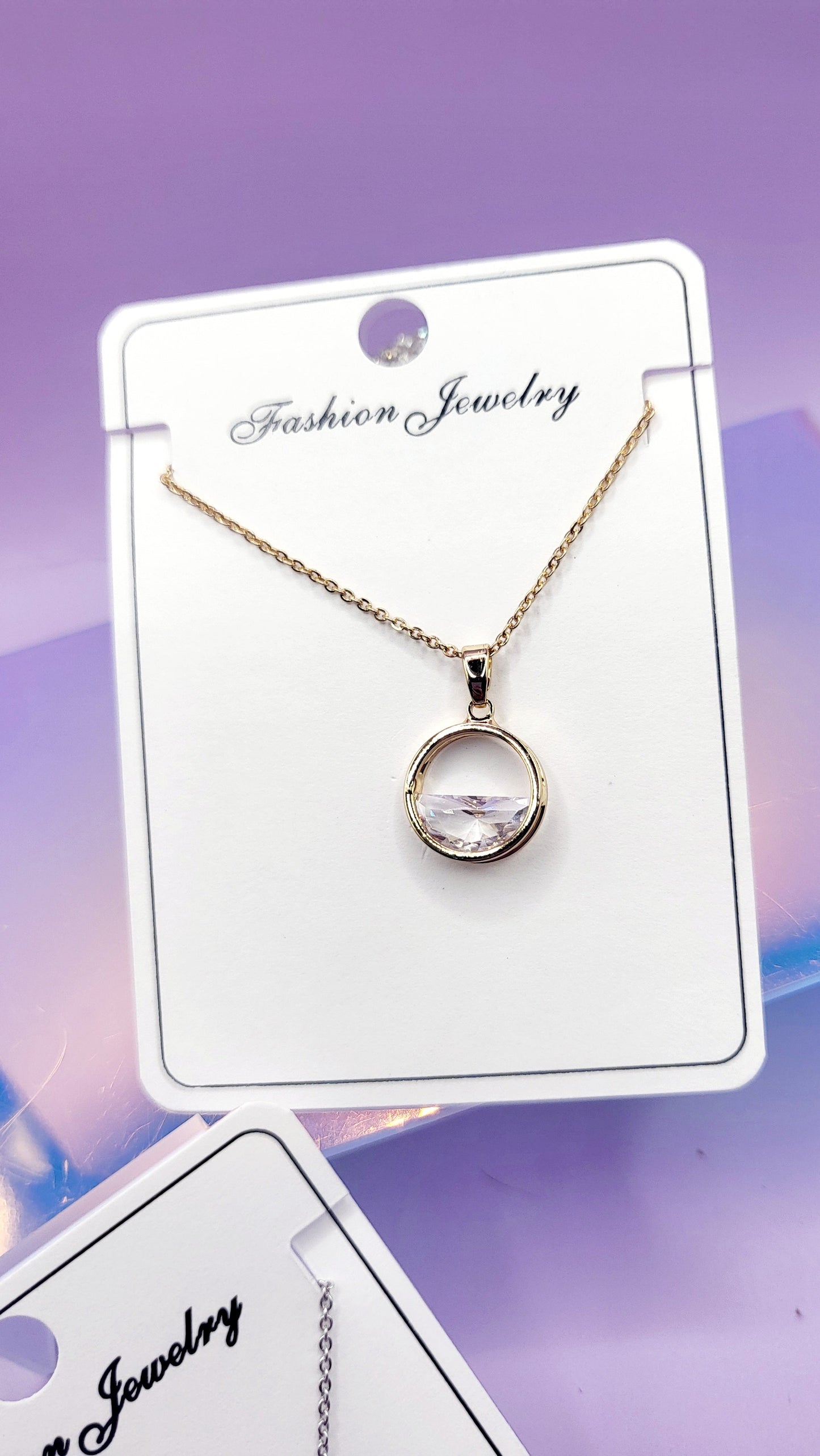 Halo Bliss Crystal Necklace