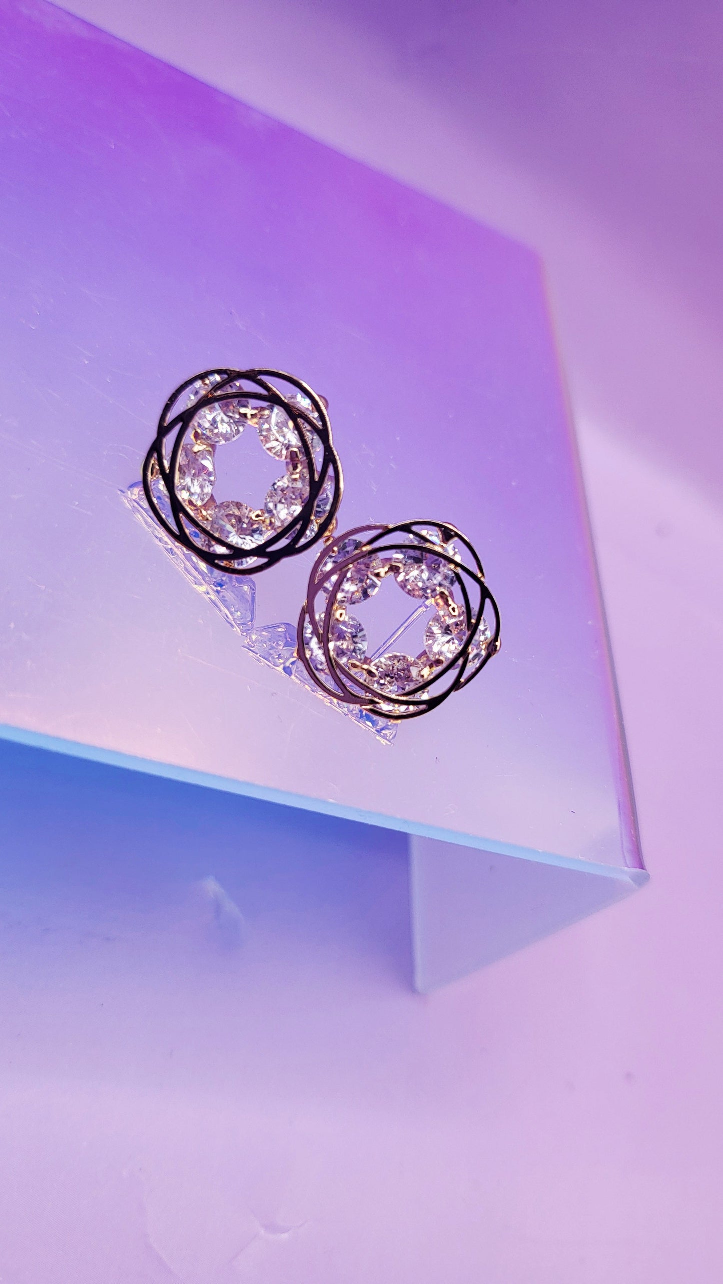 Mirage Sparkle Stud Earring