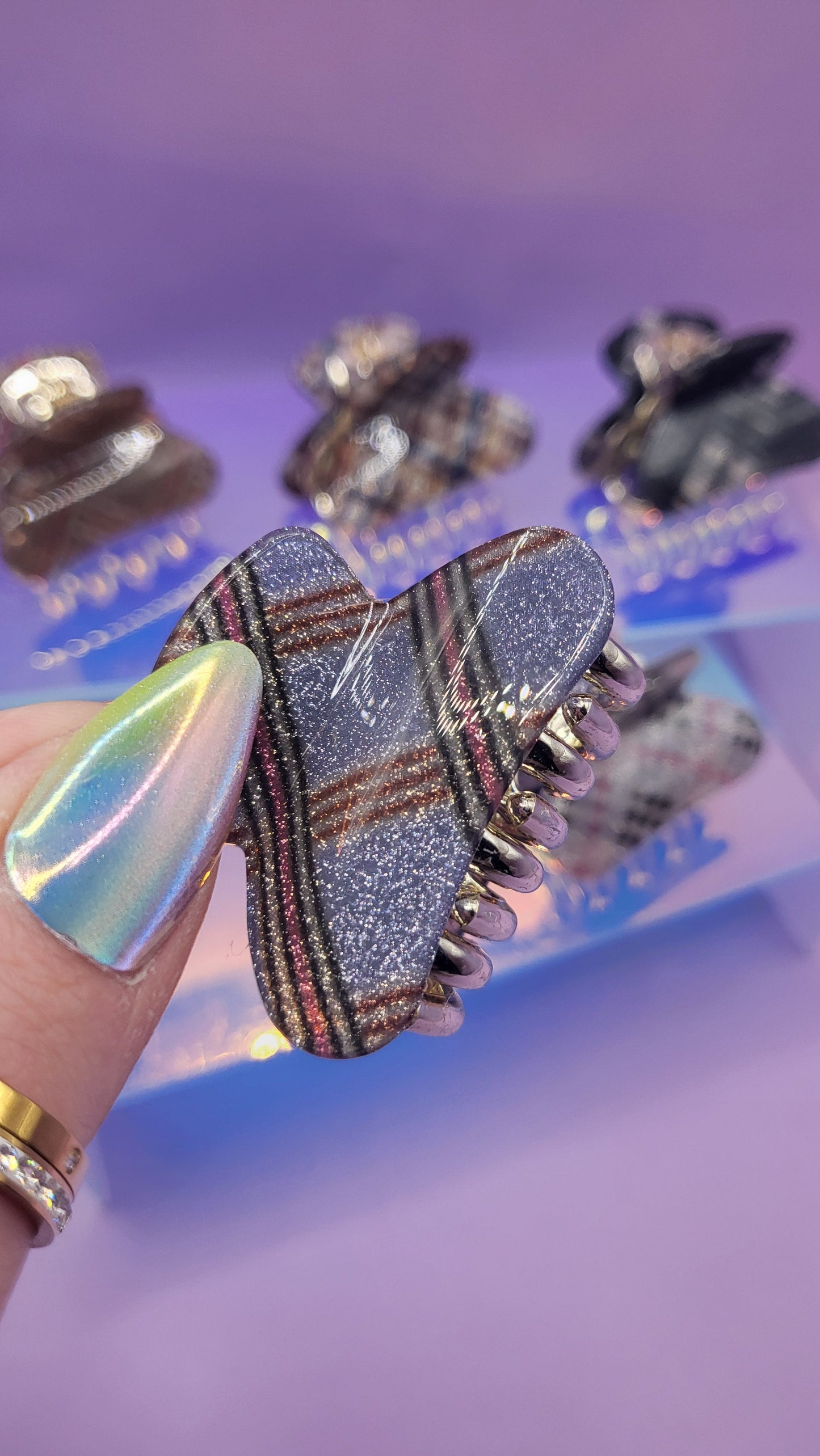 Glam Gloss Mini's Hair Clamps Pack of 12