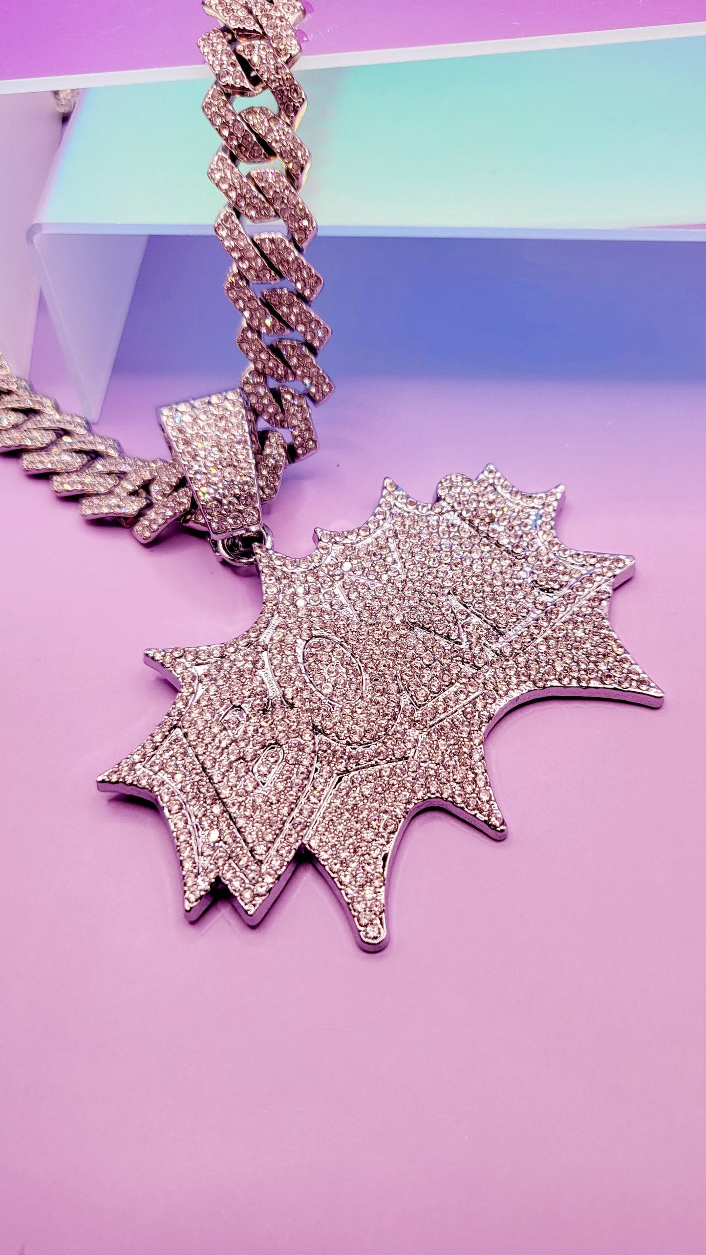 Iced Out BOM Chain Necklace