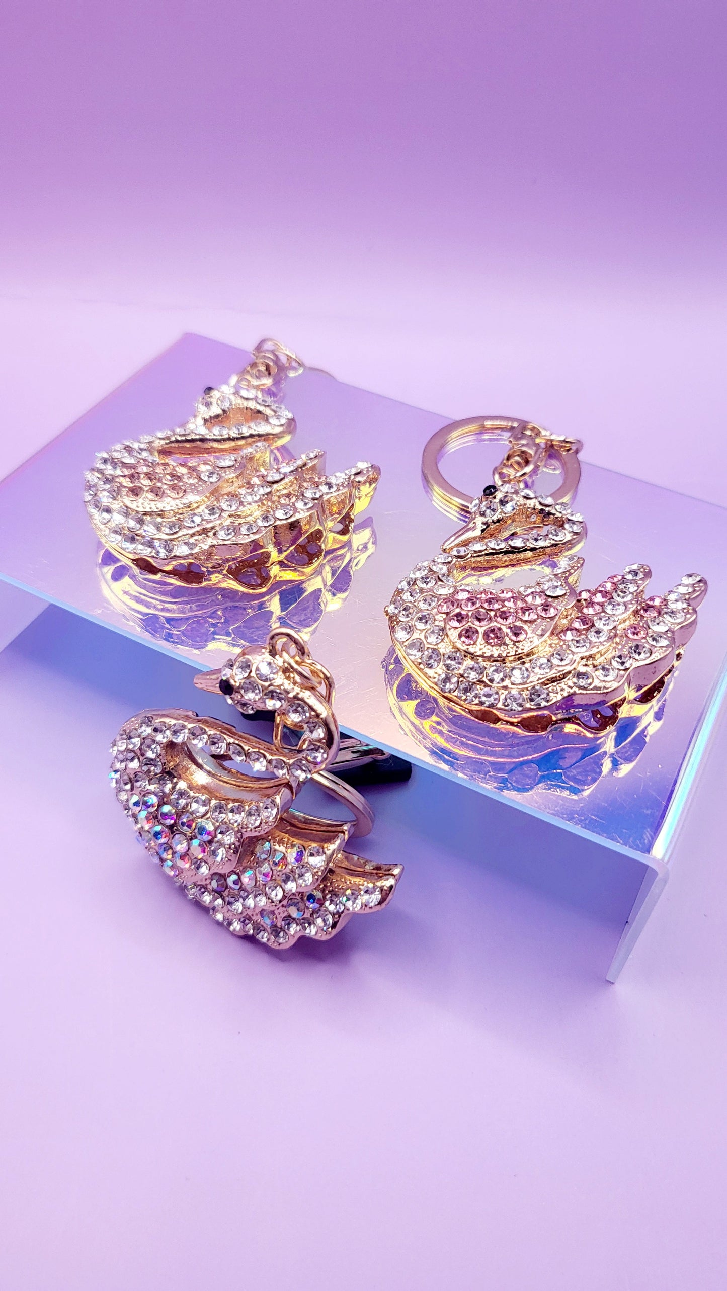 Swan Key Ring