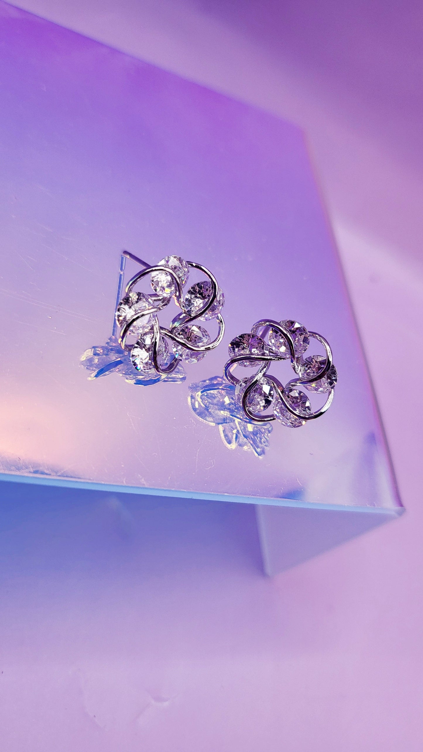 Eternal Crystal Stud Earring