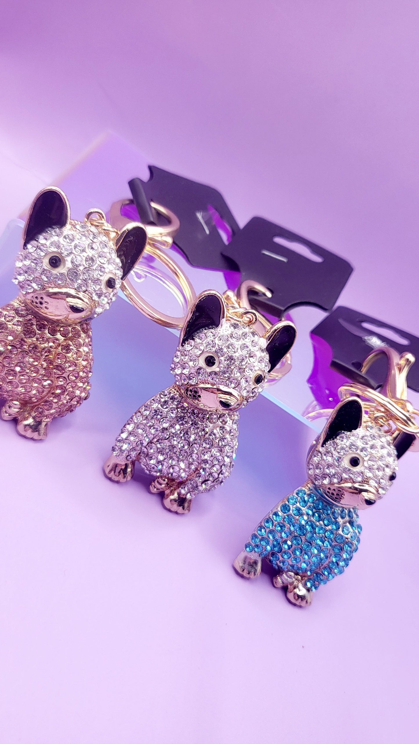 Pretty Puppy Dog Key Ring