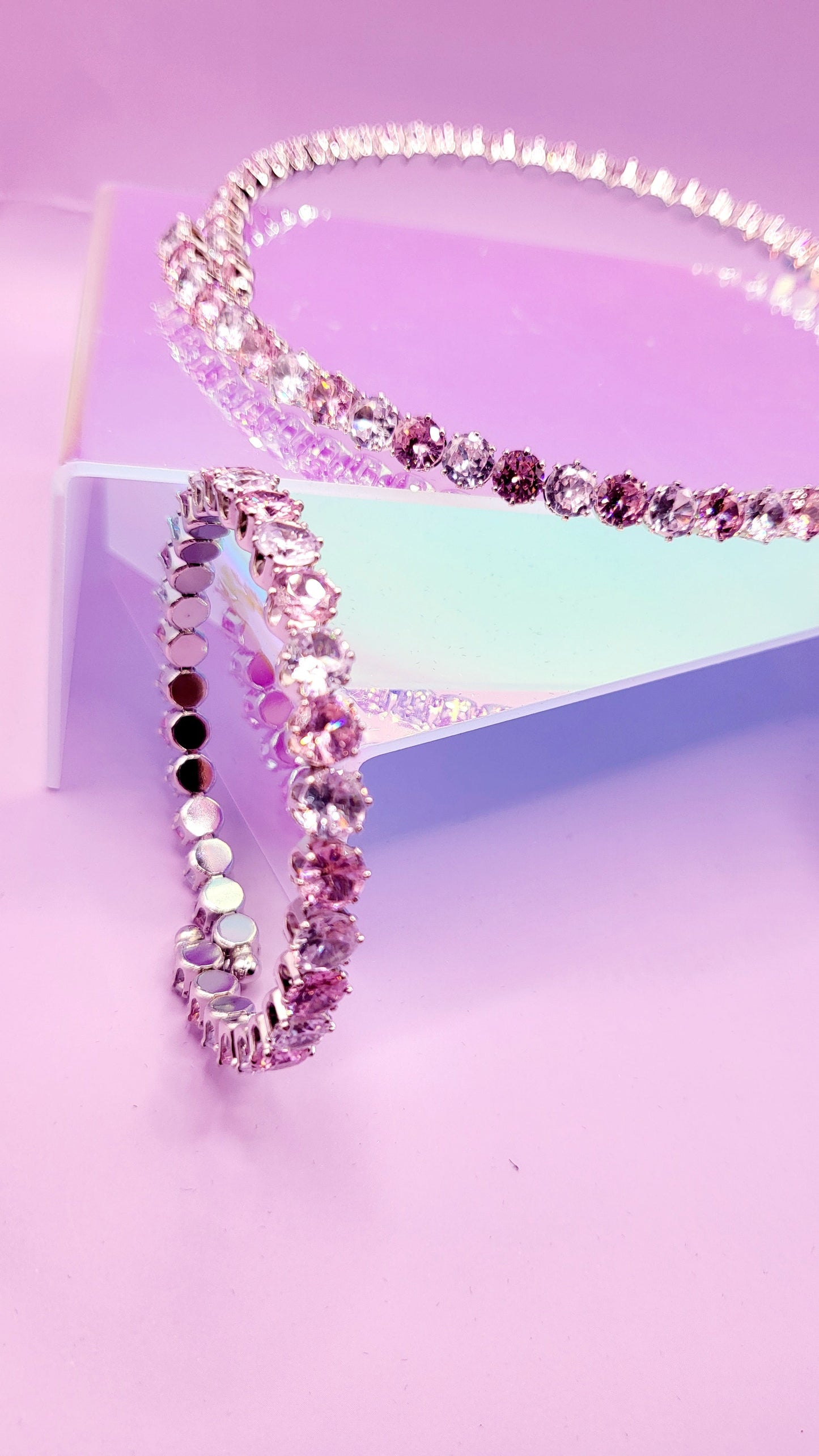 Zizi Crystal Set Choker Necklace with Earrings