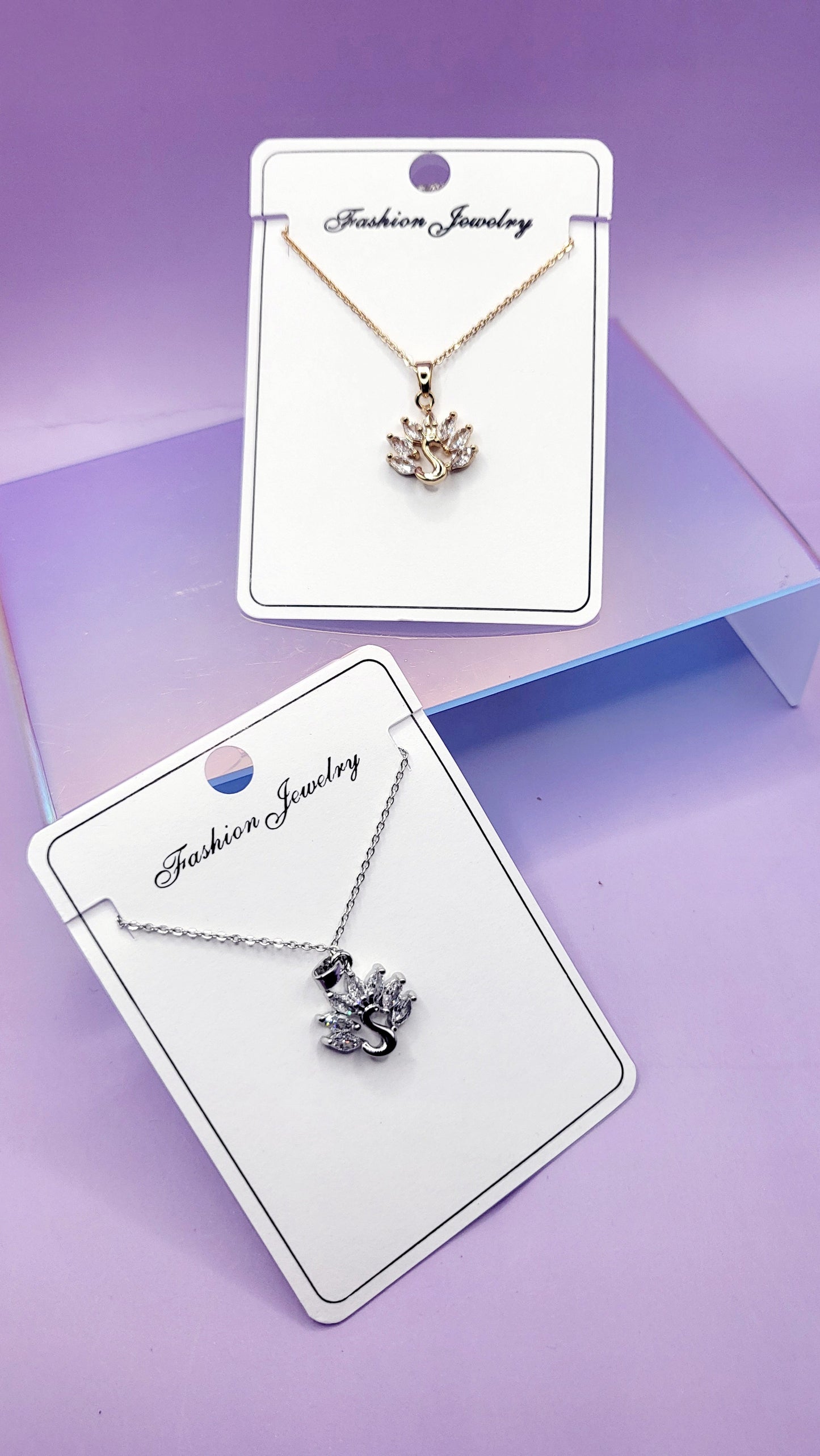 Crystal Swan Necklace