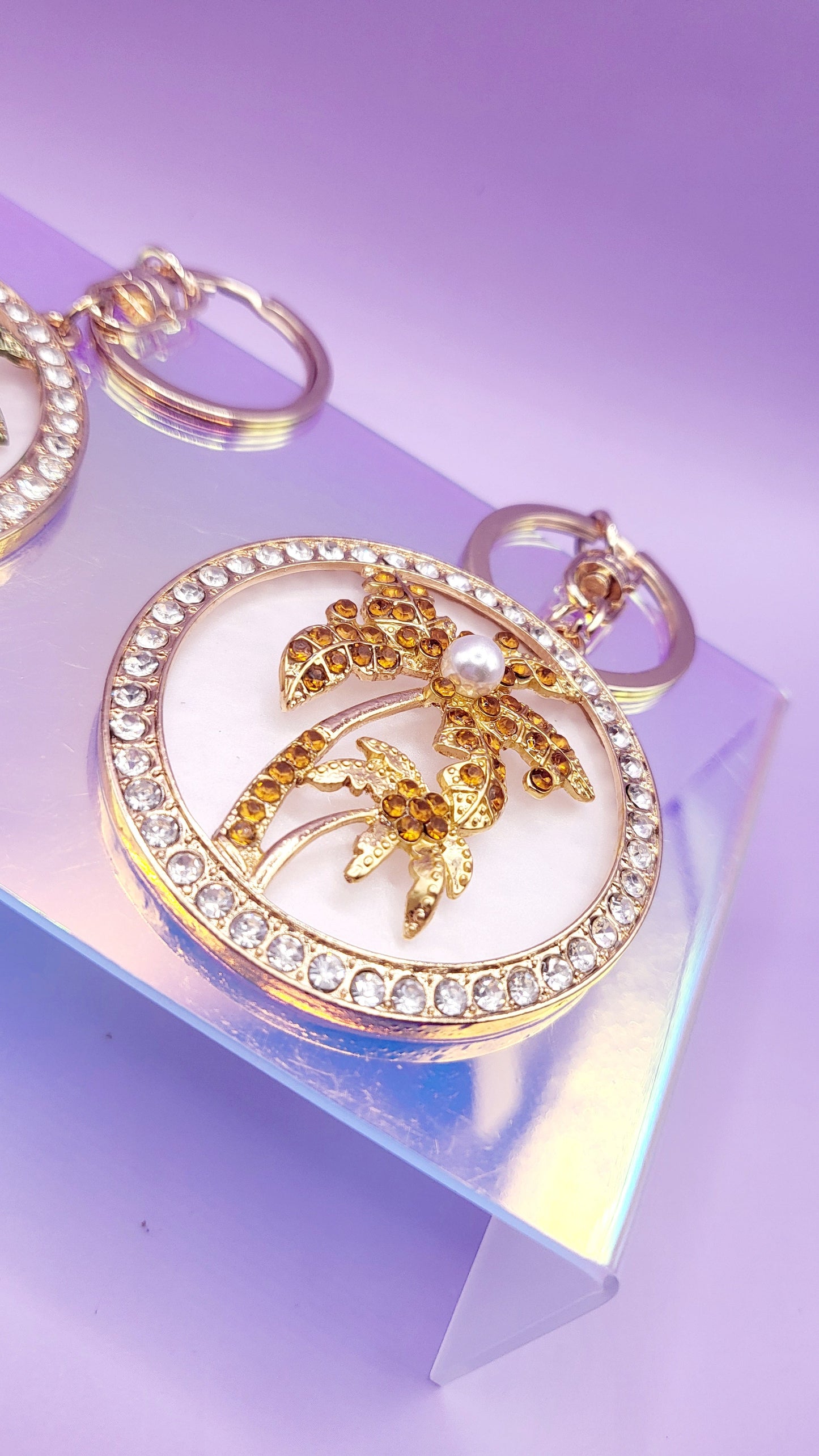 LA Palm Tree Key Ring