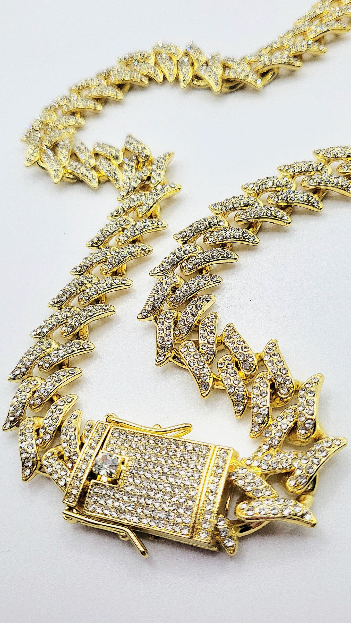 Iced Out Chain Necklace Stainless Steel