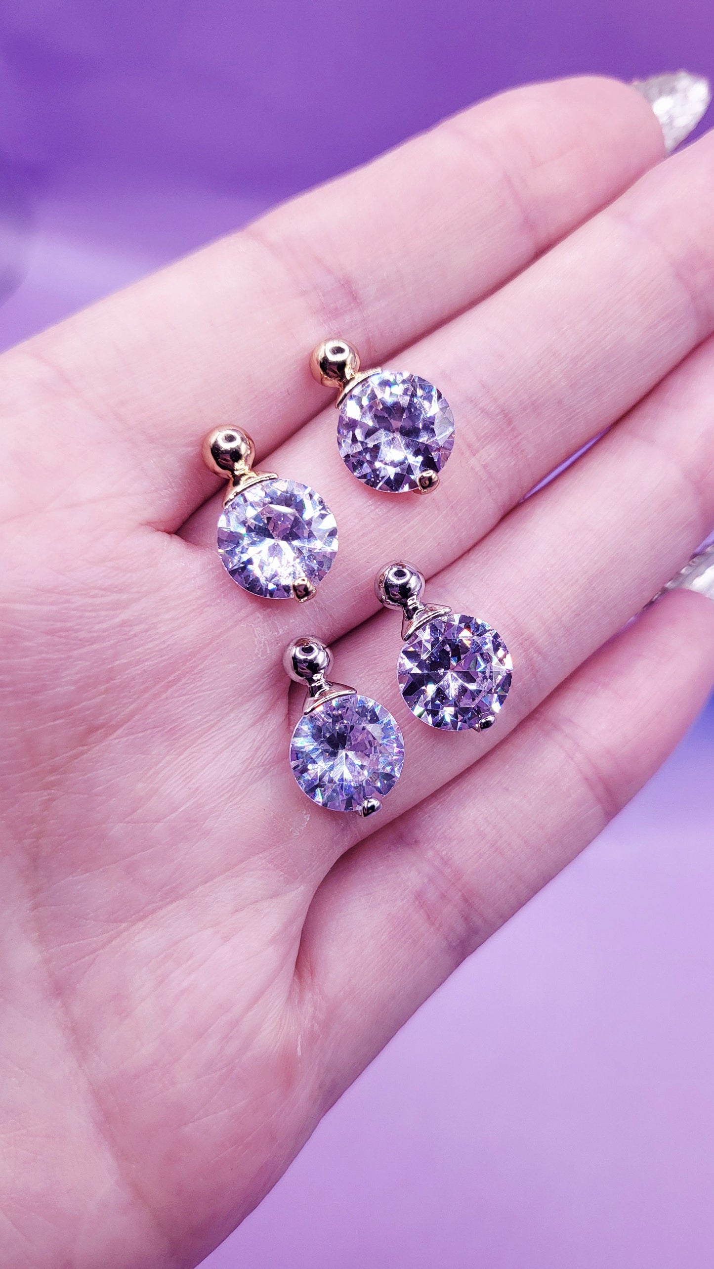 Glimmer Stud Earring