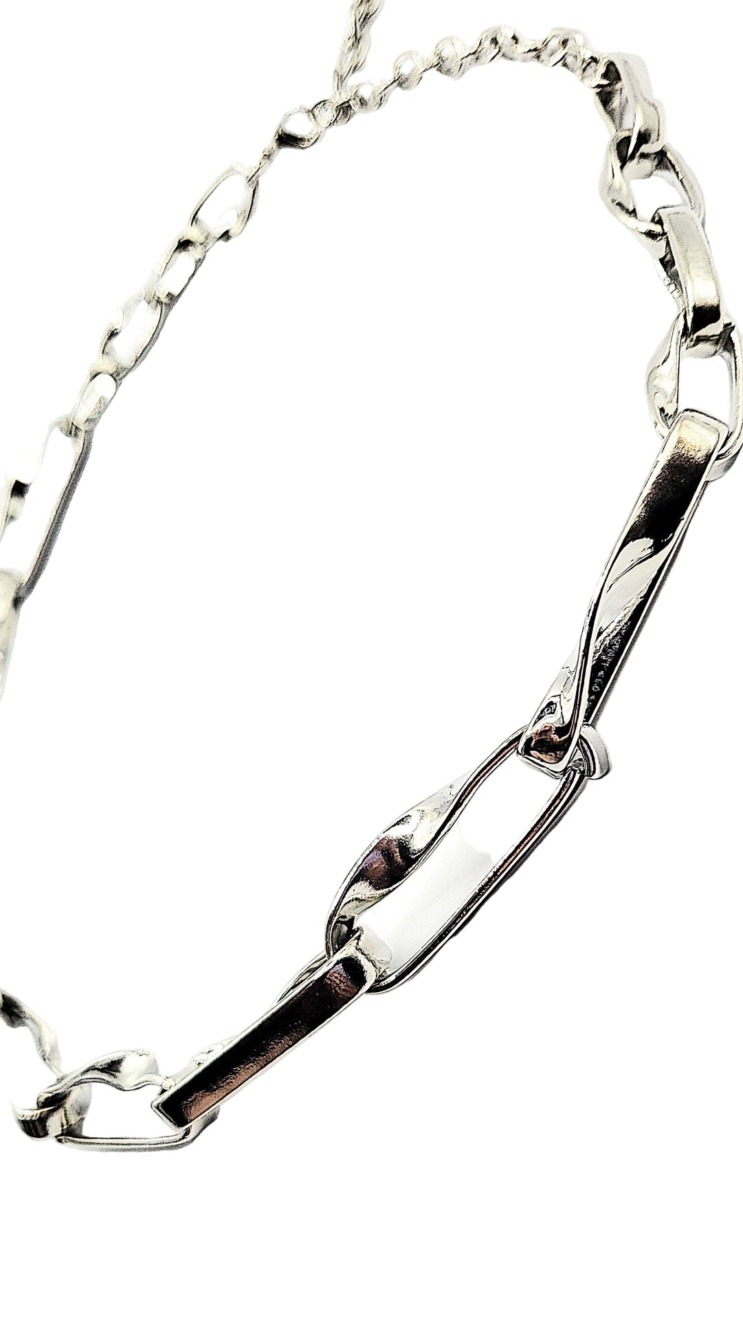 Rectangular Link Chain Necklace