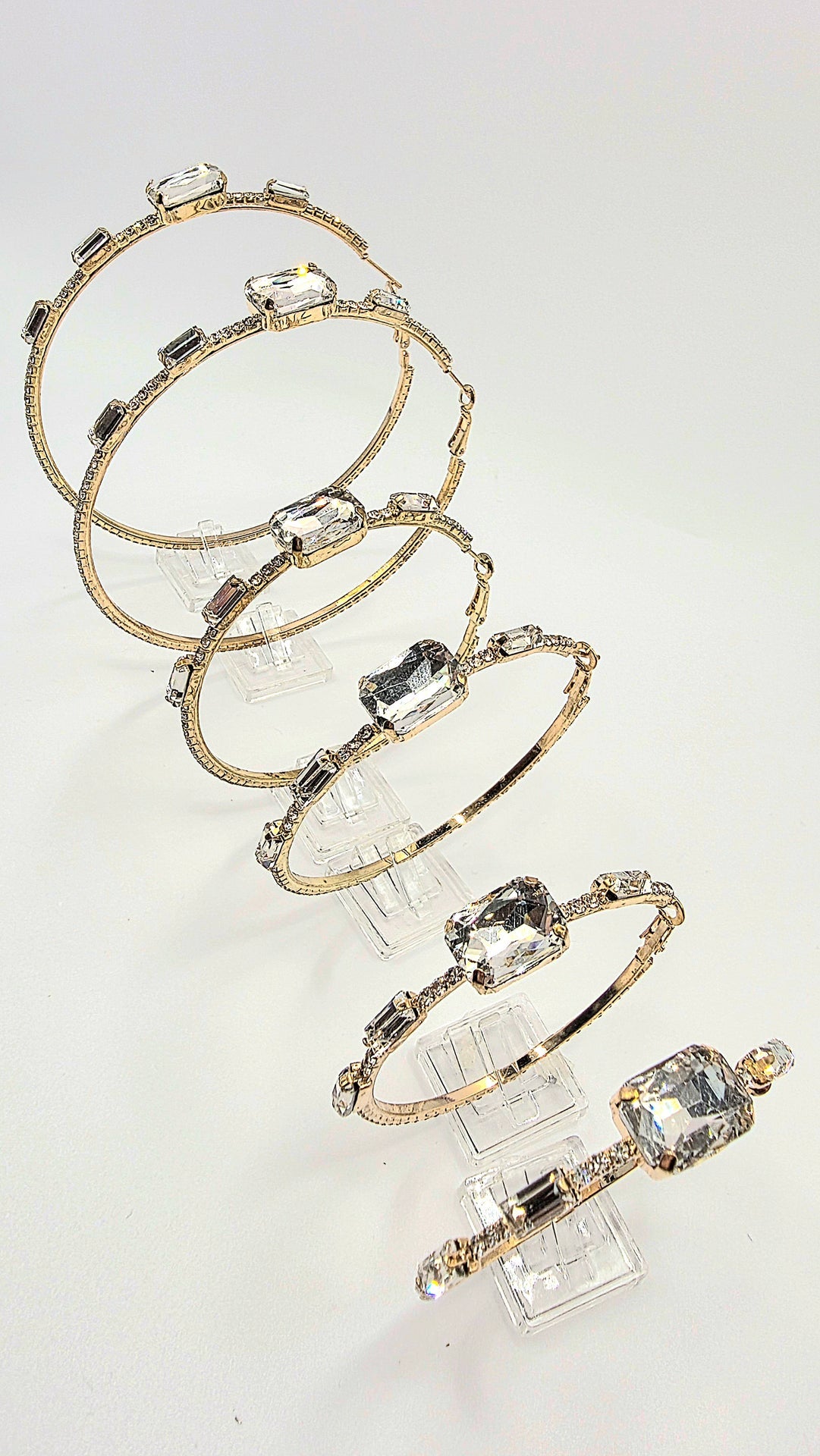 Crystal Luxe Hoop Earrings
