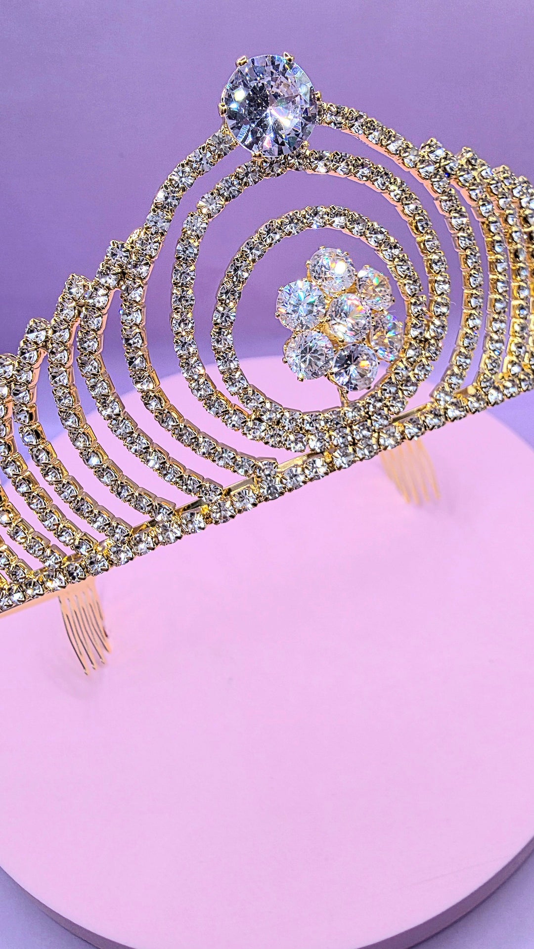 Luxe Queen Crystal Tiara