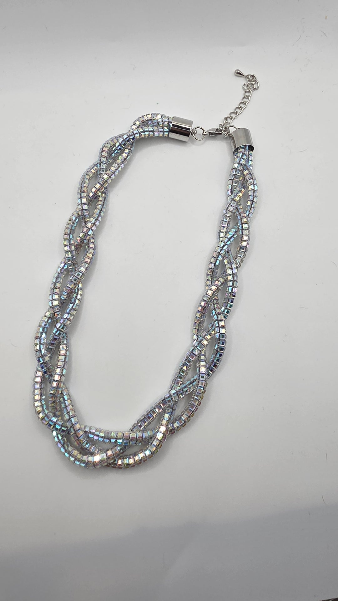 Elixir Collection Braided Crystal Necklace