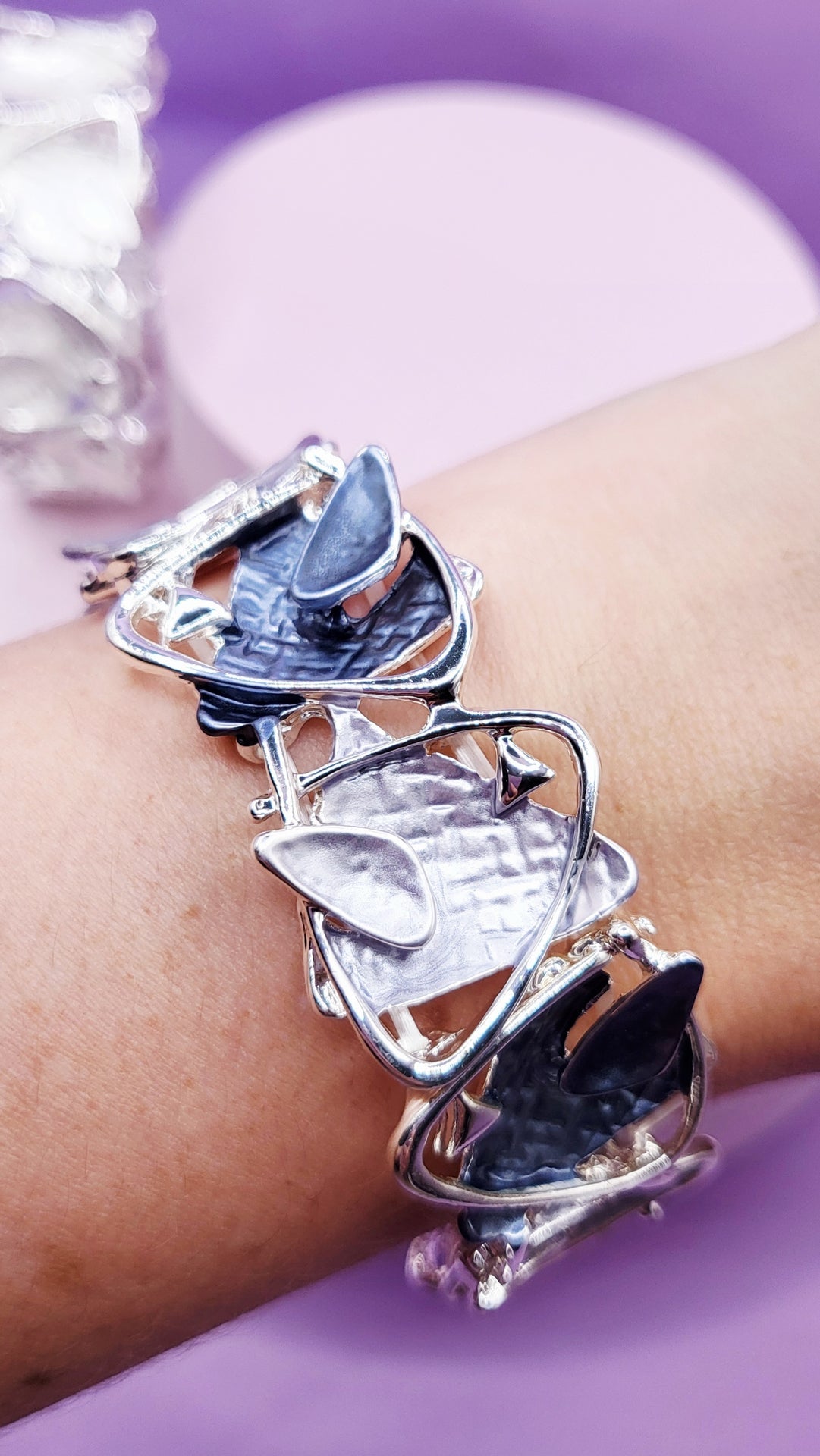 Abstract Geometric Bracelet