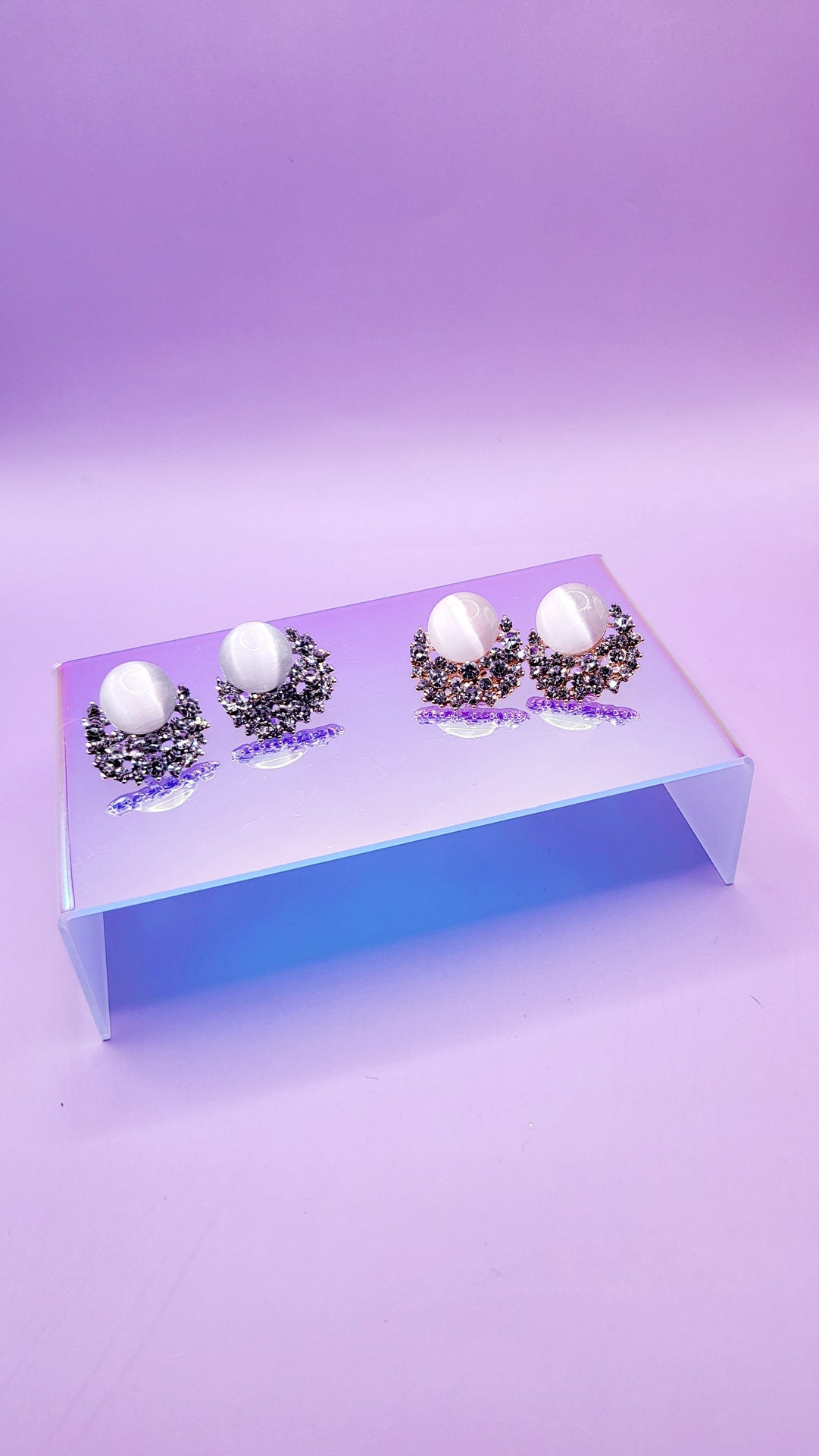 Illume Crystal Non Pierced Clip On Earrings