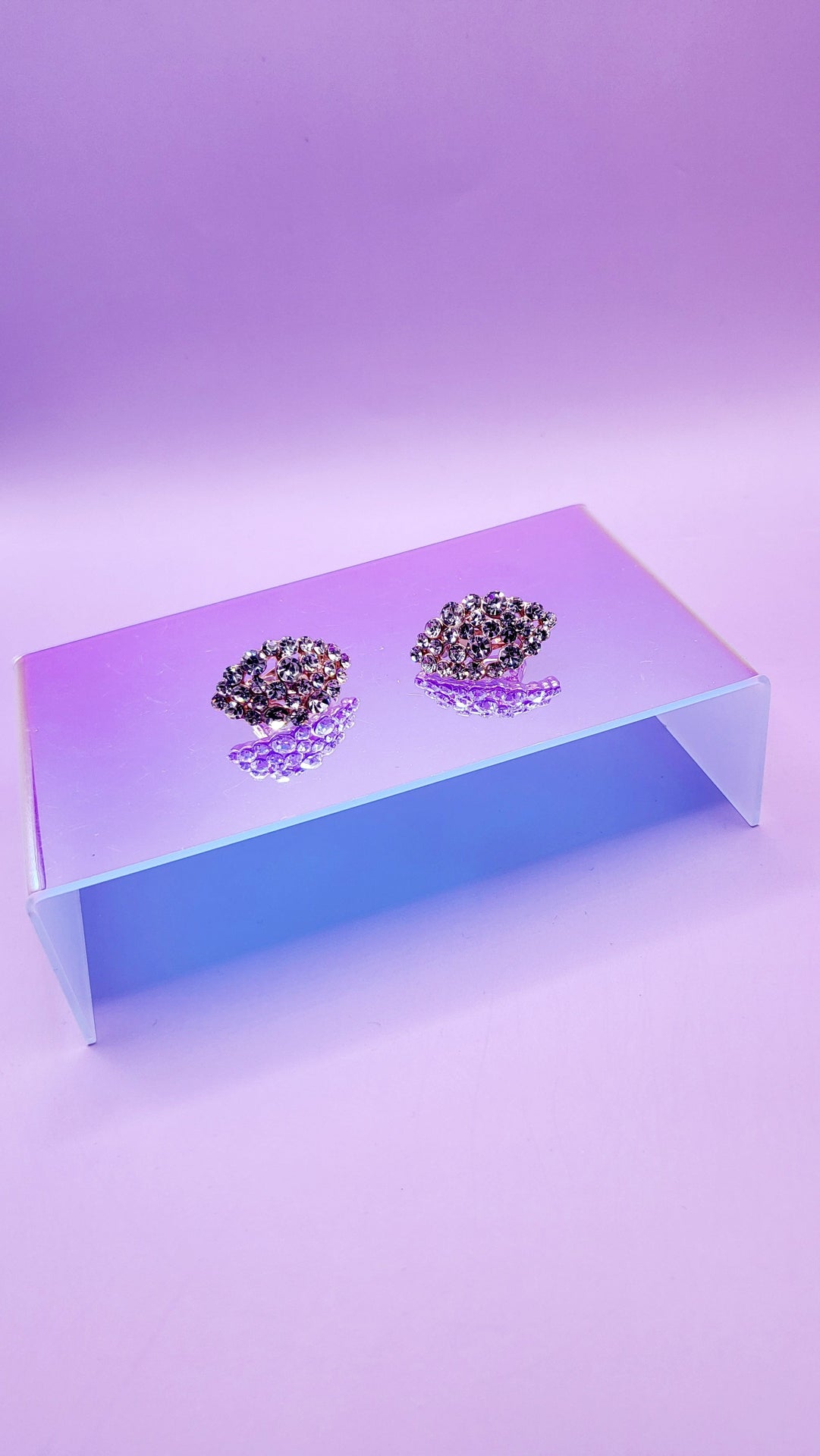 Twinkle Crystal Non Pierced Clip On Earrings