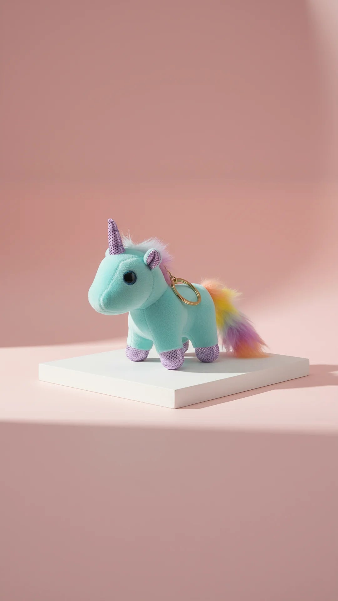 Rainbow Unicorn Key Ring & Bag Charm