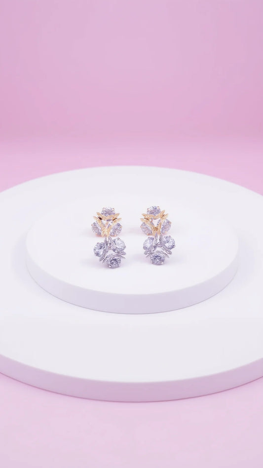 Butterfly Crystal Stud Earrings