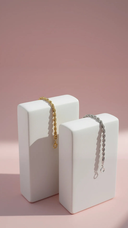 Twisted Rope Chain Bracelet